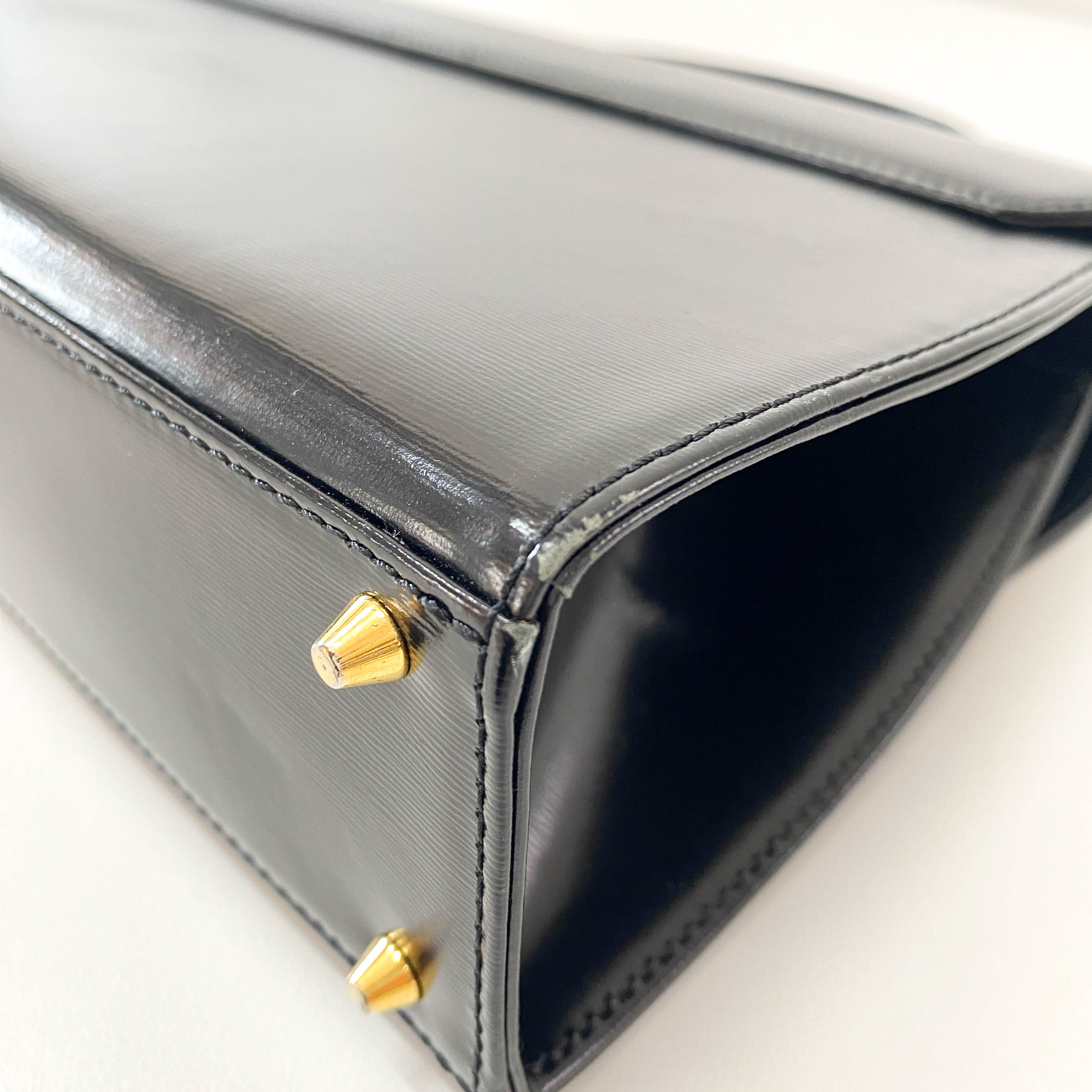 Black Leather Handbag