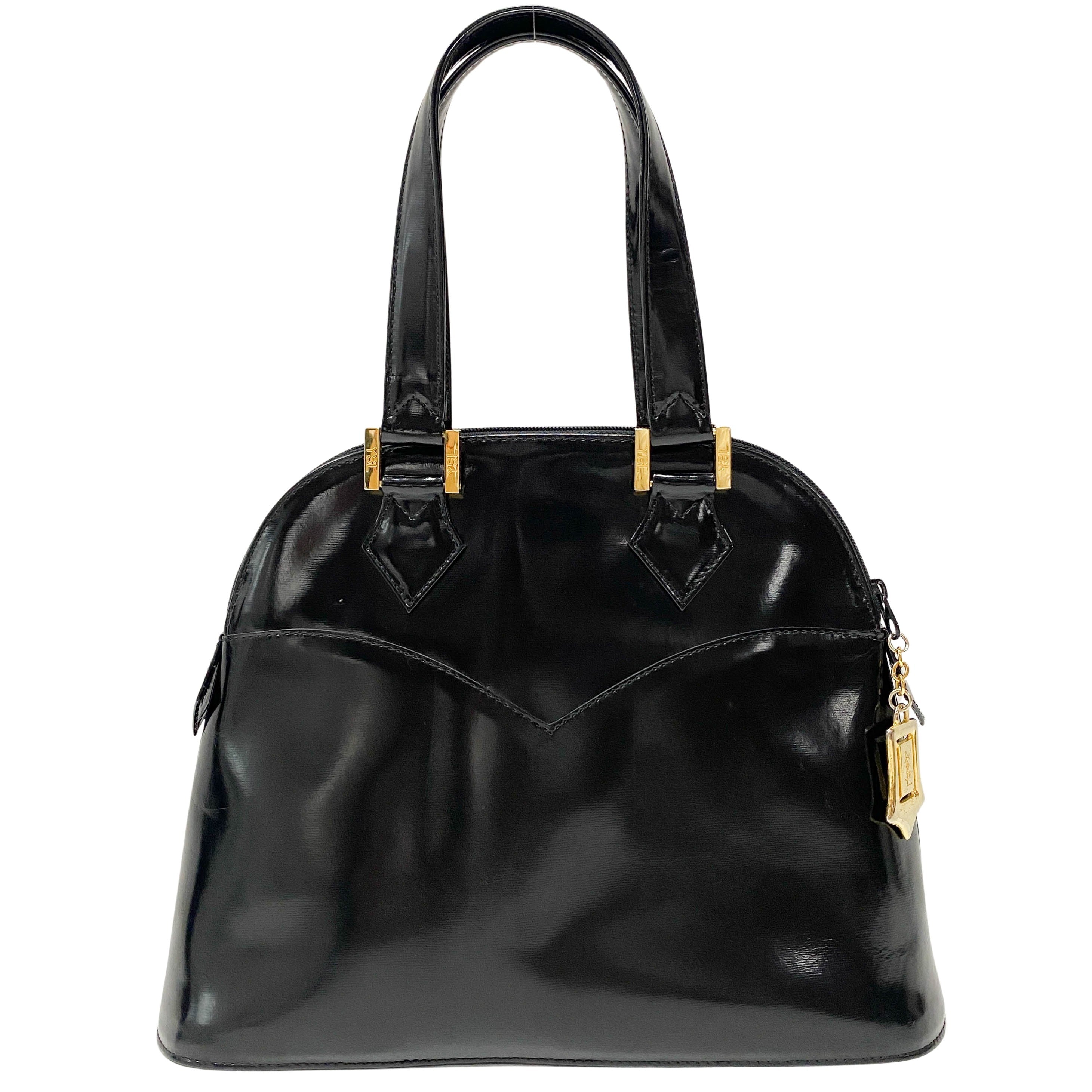 Black Leather Handbag