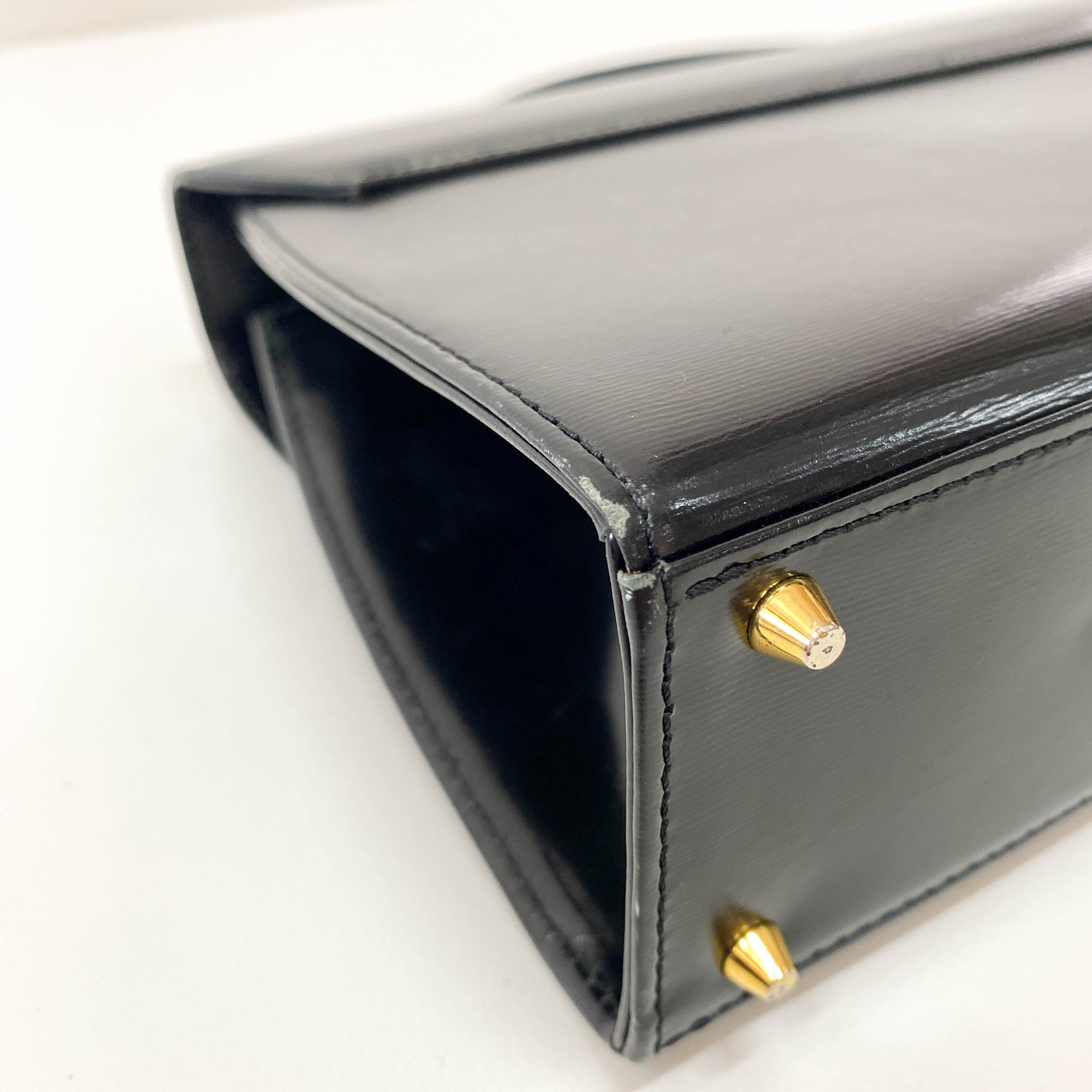 Black Leather Handbag