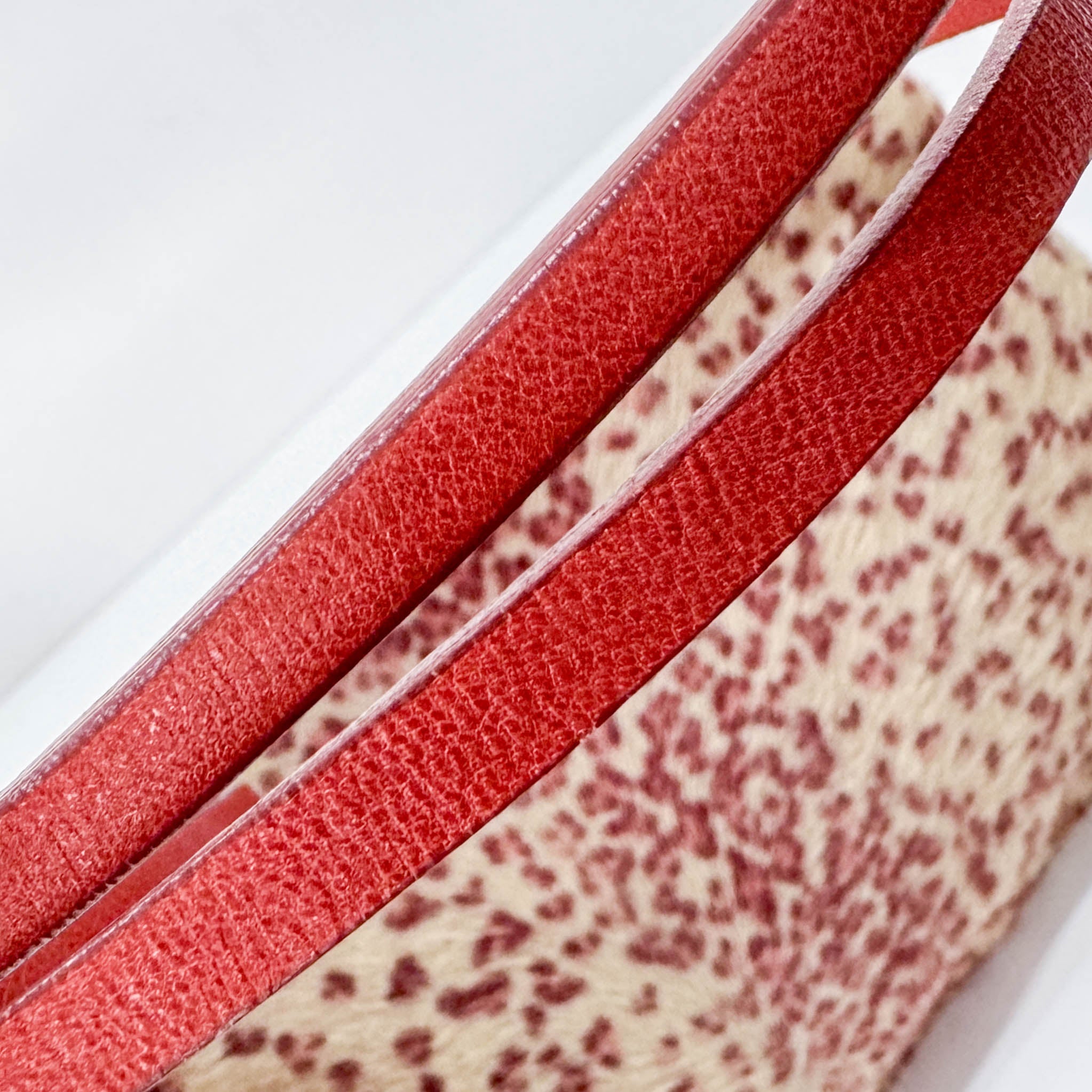 Neutral Animal Print Pony Hair Shoulder Bag