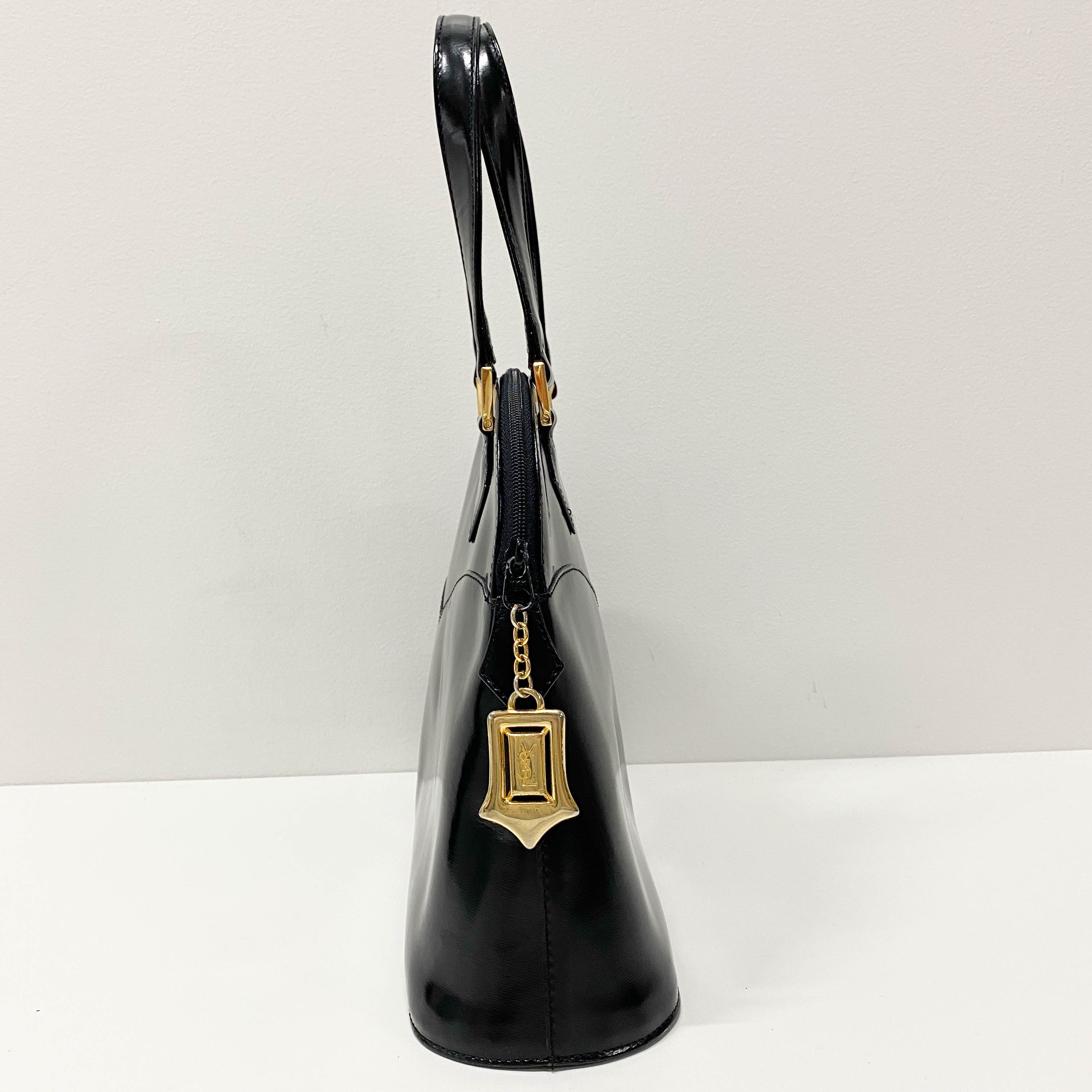 Black Leather Handbag