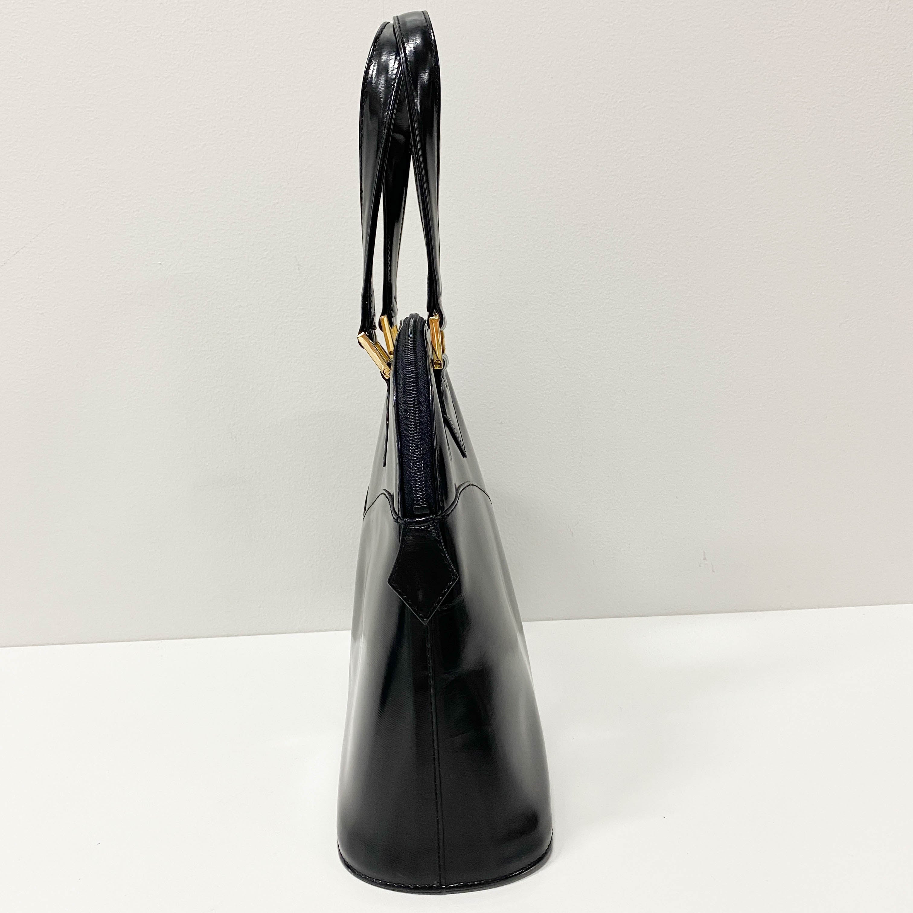 Black Leather Handbag