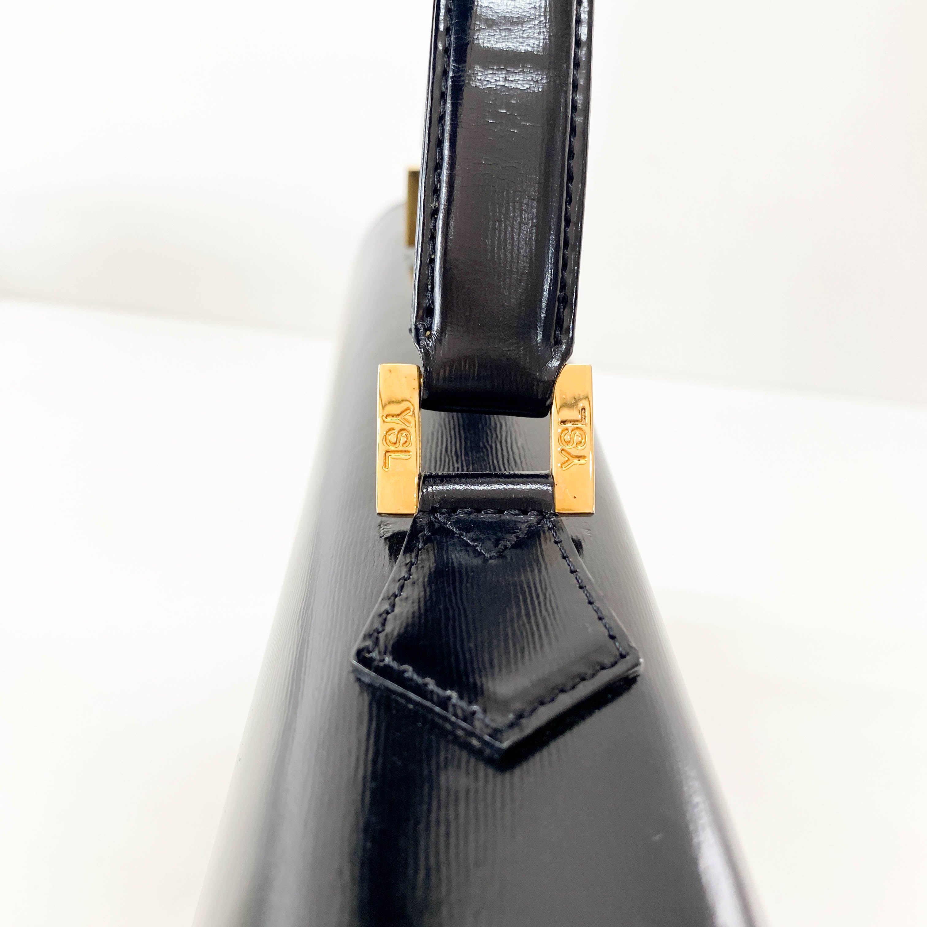 Black Leather Handbag