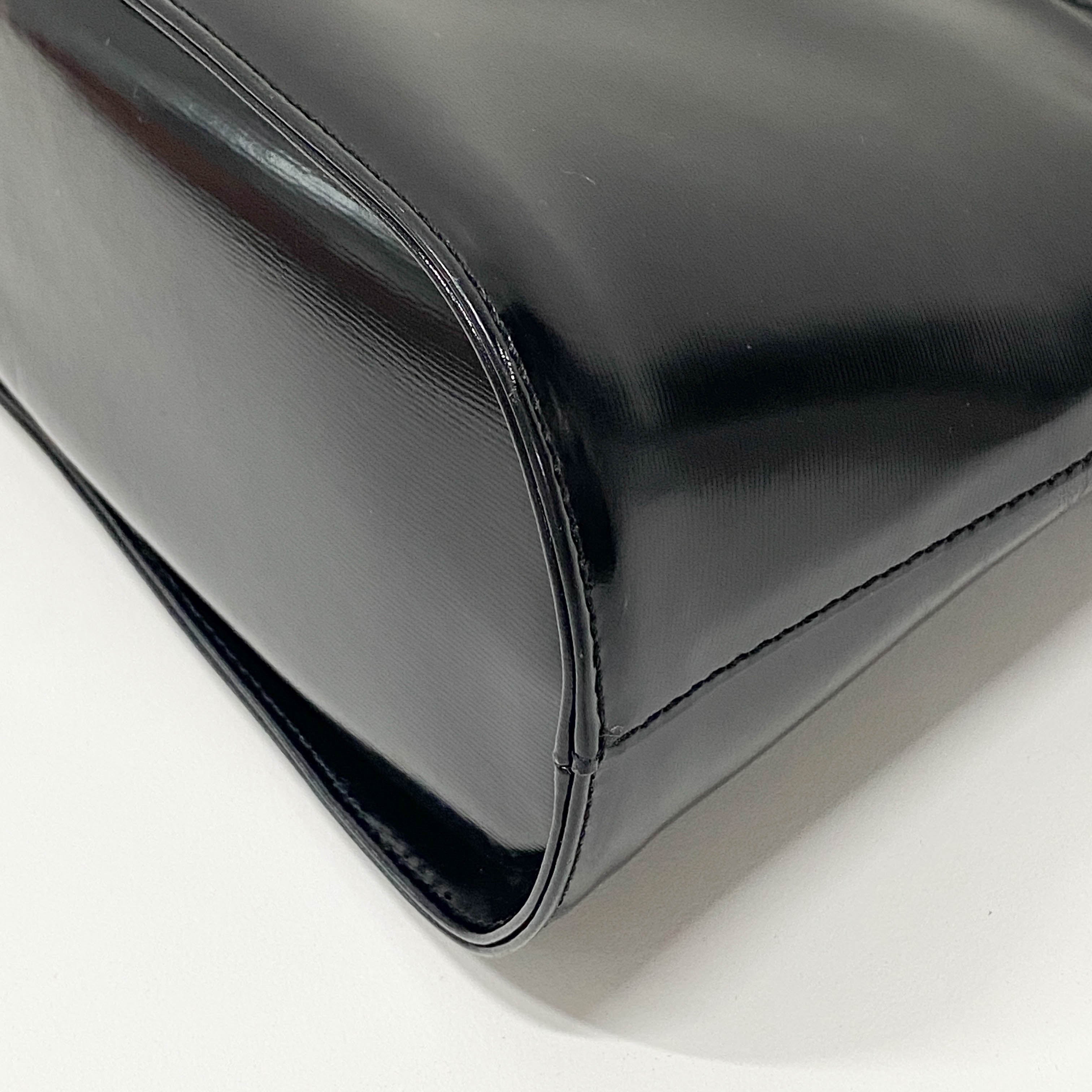 Black Leather Handbag