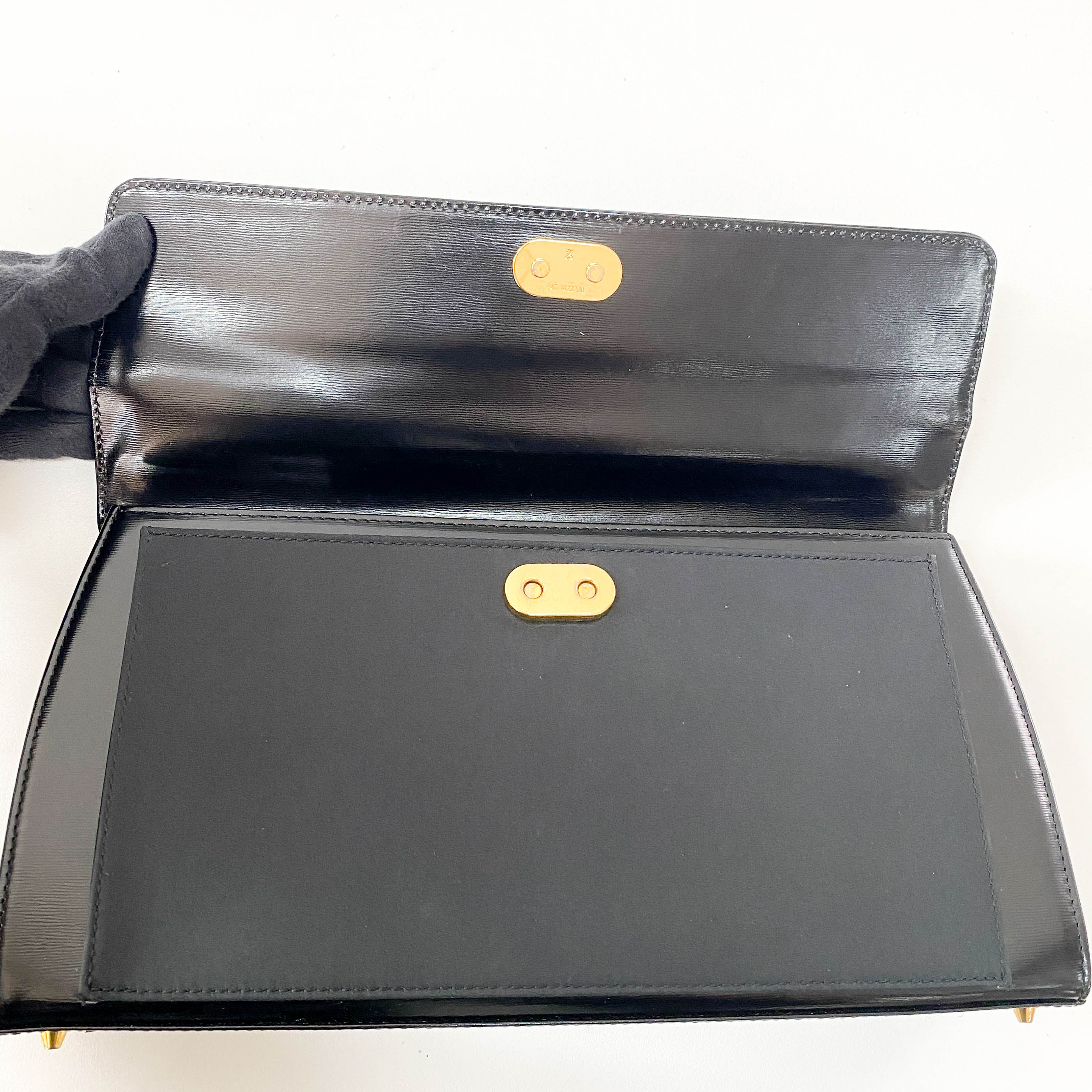 Black Leather Handbag