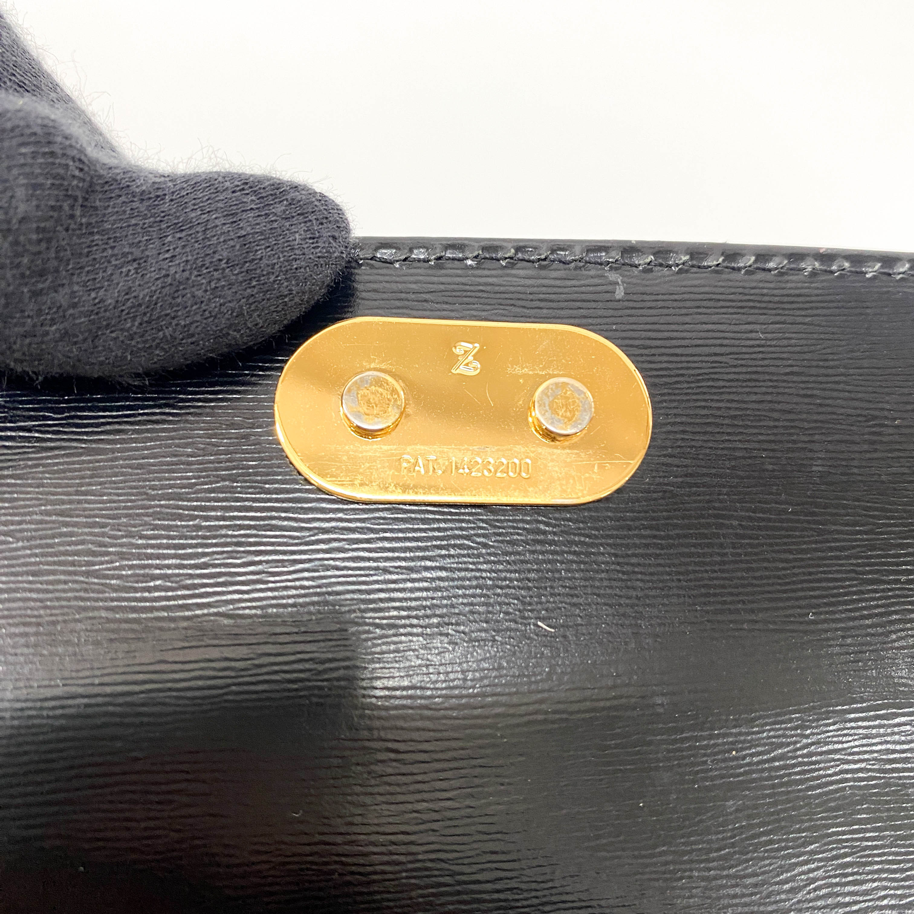 Black Leather Handbag