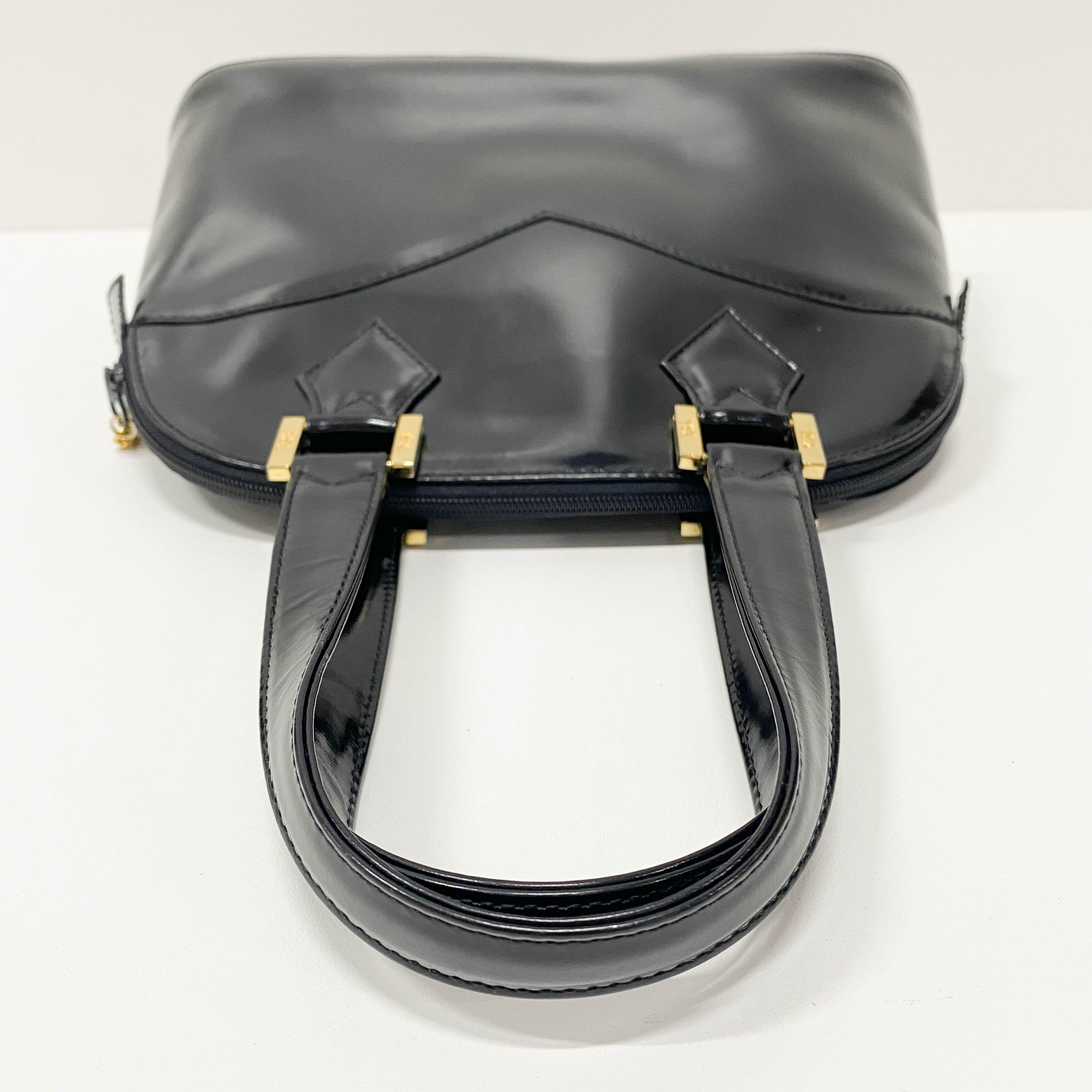 Black Leather Handbag