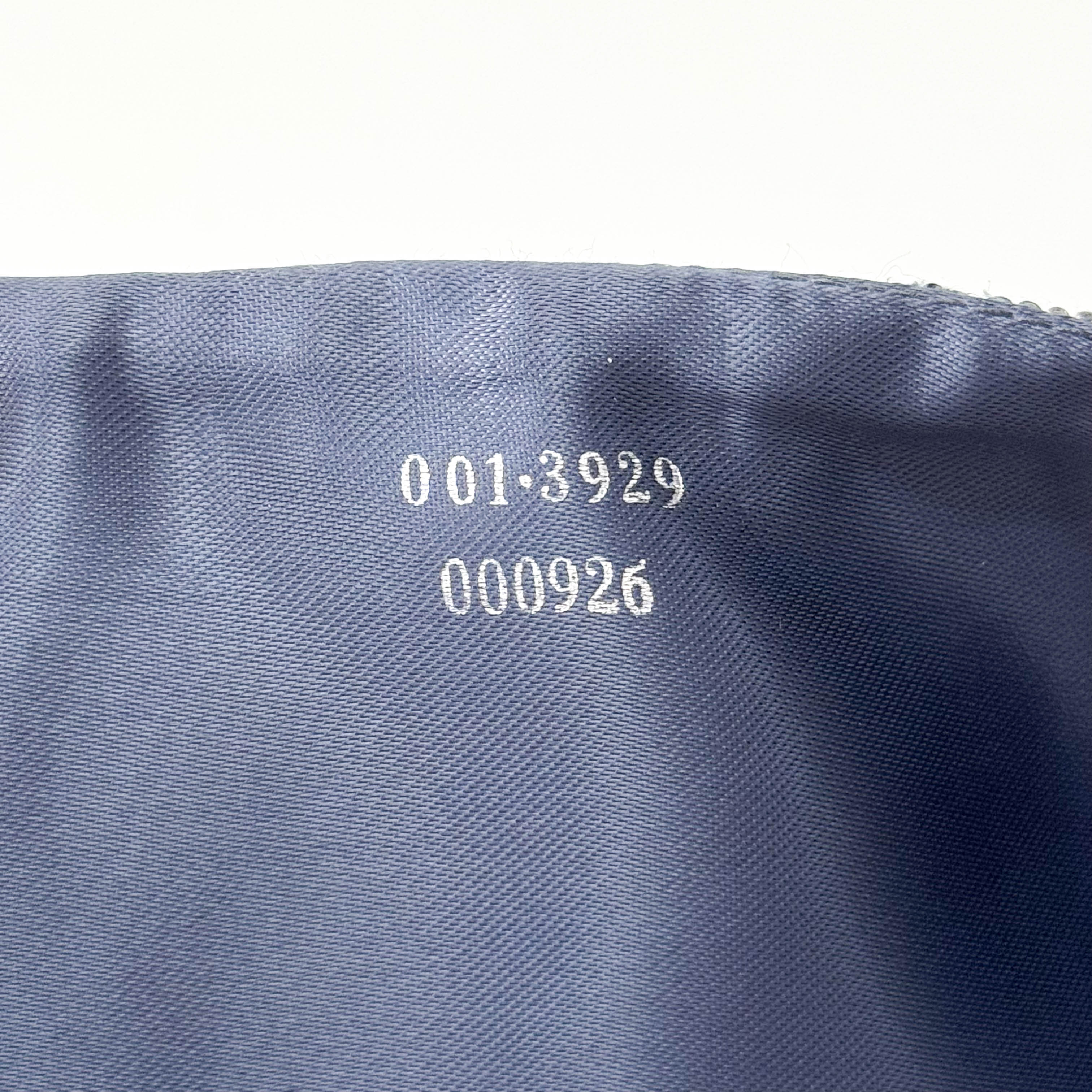 Vintage Navy Beaded Chain Shoulder Bag