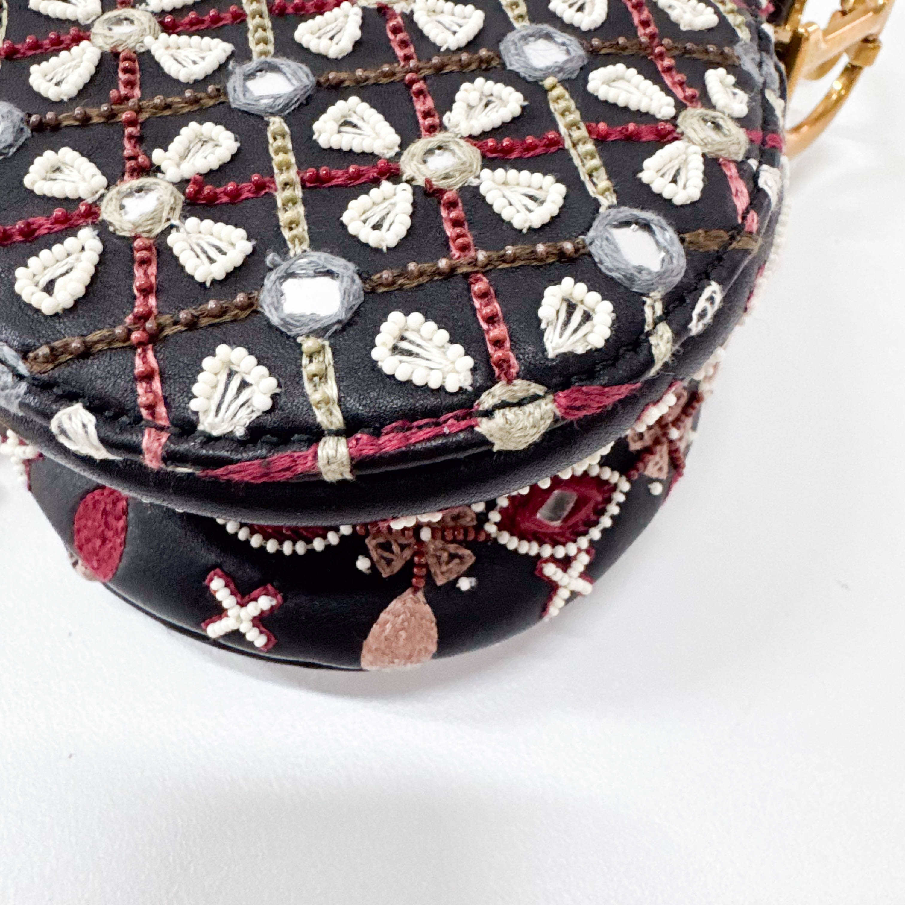 Saddle Bag Embroidered and Beaded Leather