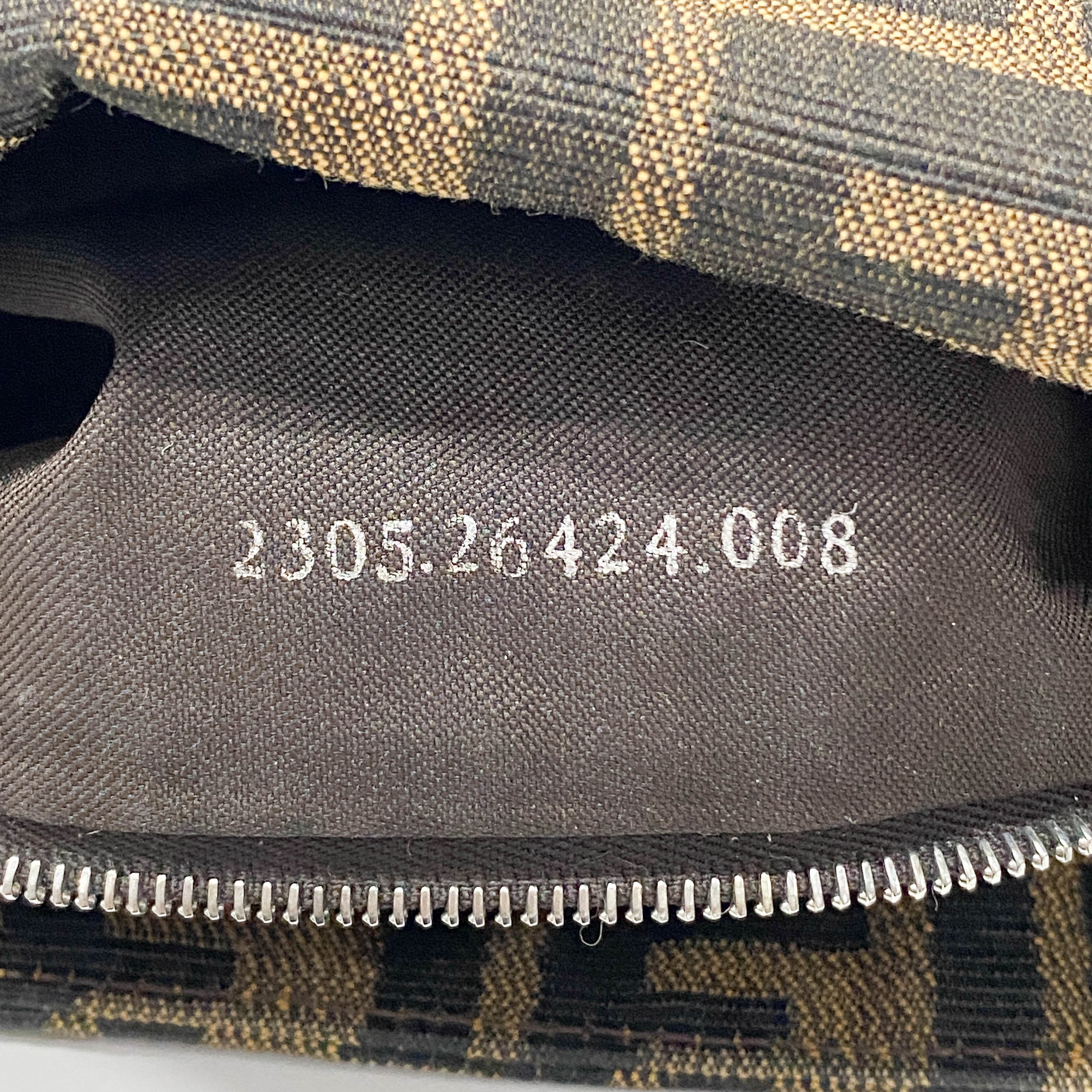 Zucca Brown Canvas Shoulder Bag