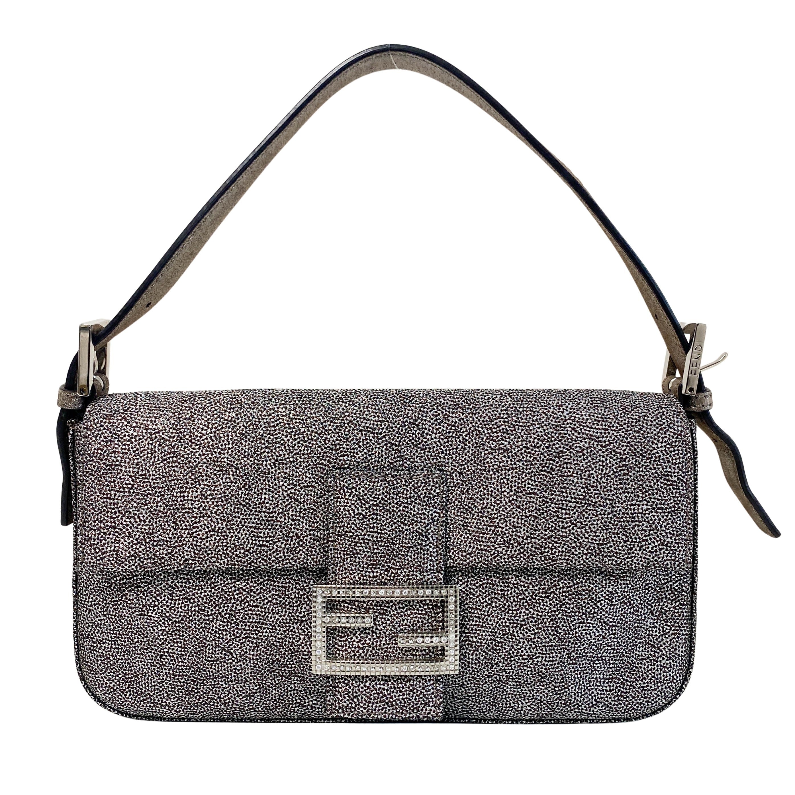 Baguette Silver Spark Shoulder Bag