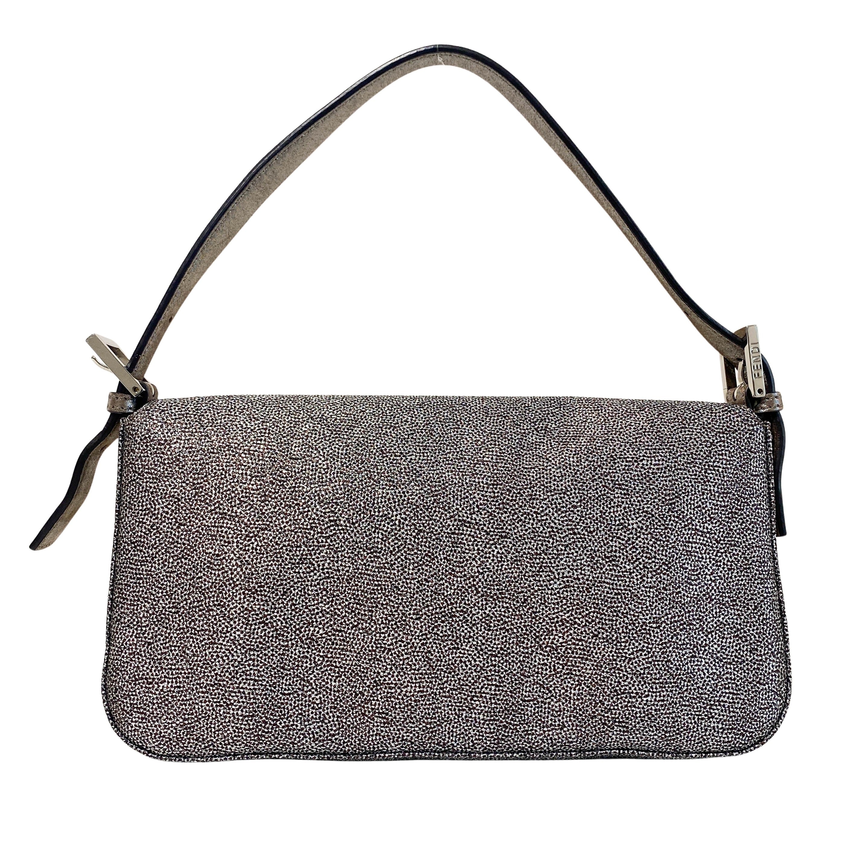 Baguette Silver Spark Shoulder Bag