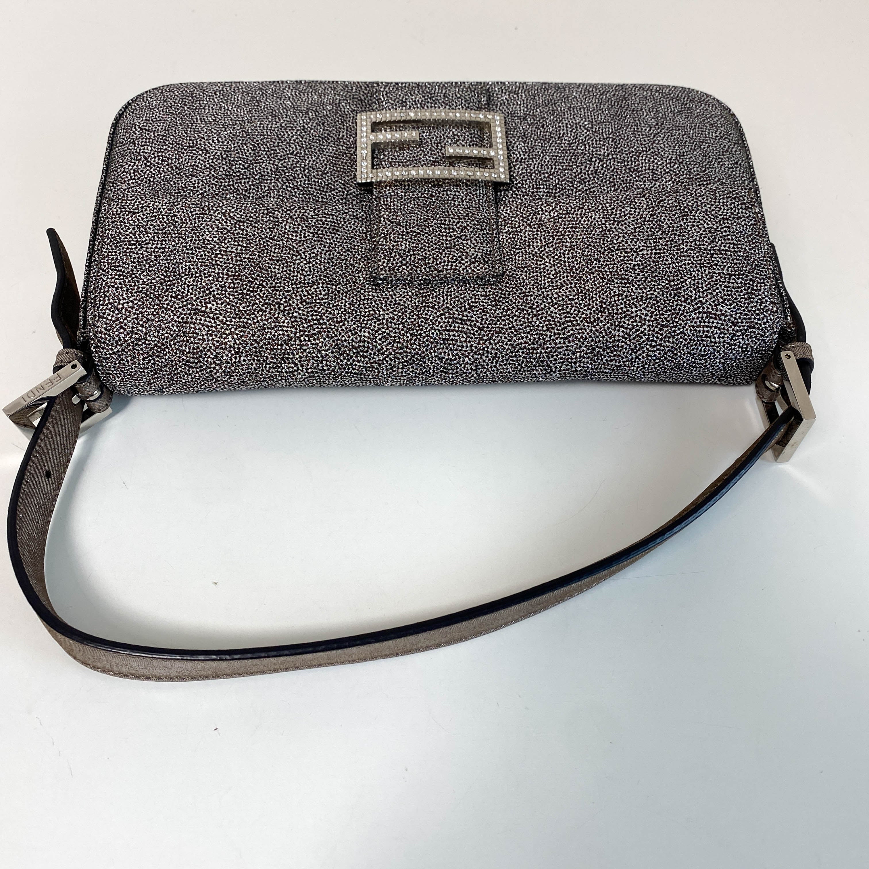 Baguette Silver Spark Shoulder Bag
