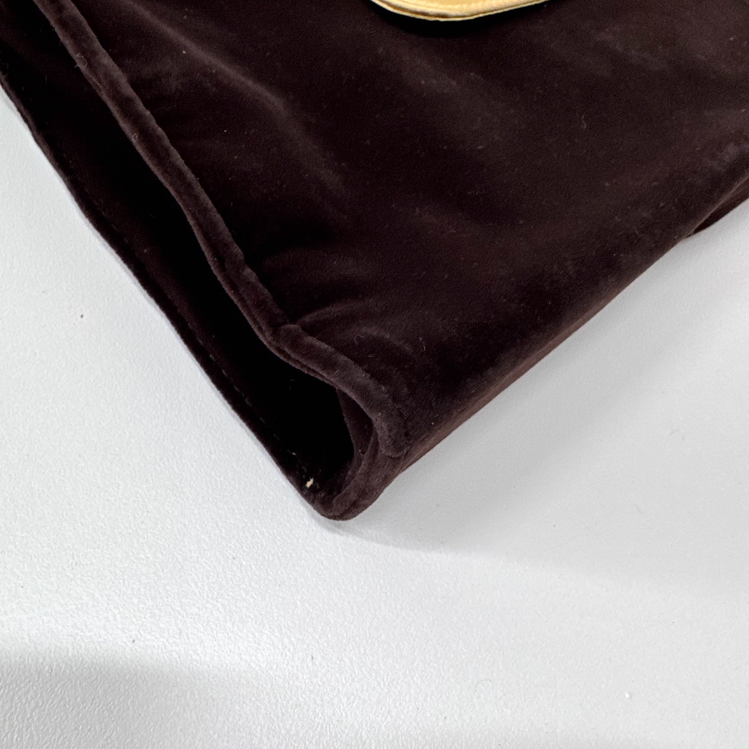 YSL Brown/Gold Pouch