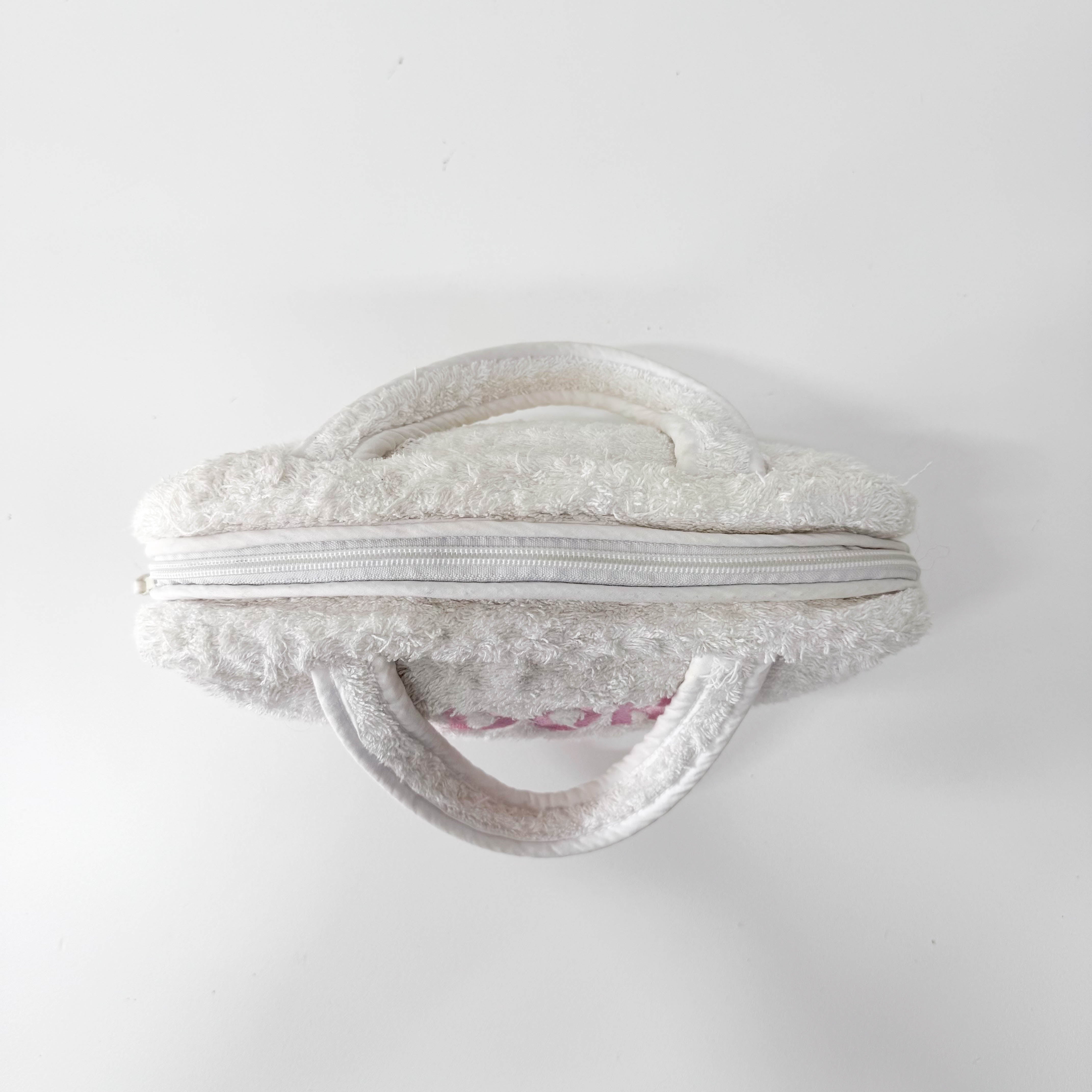 J'Adore Dior Terry Cloth Boston Handbag