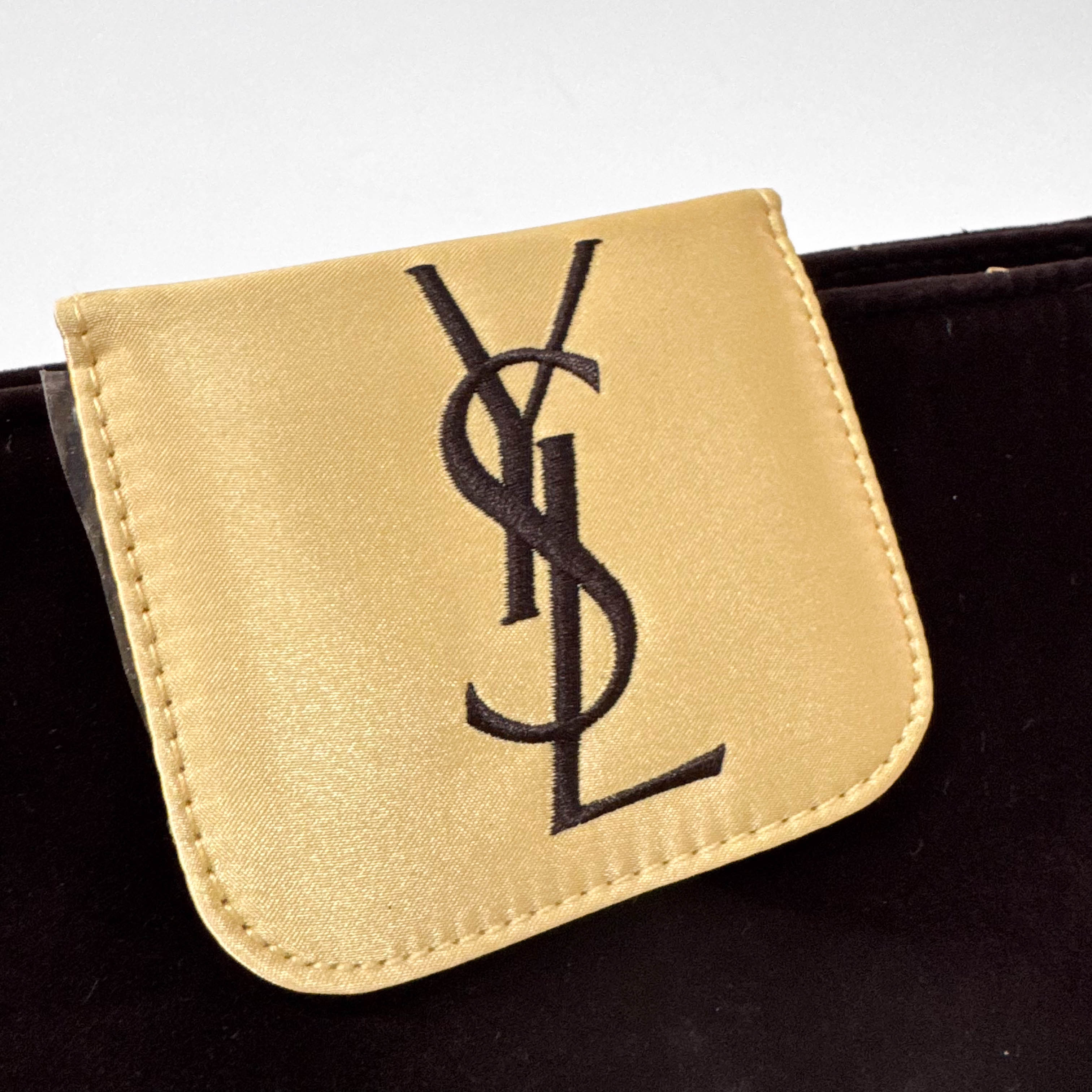 YSL Brown/Gold Pouch