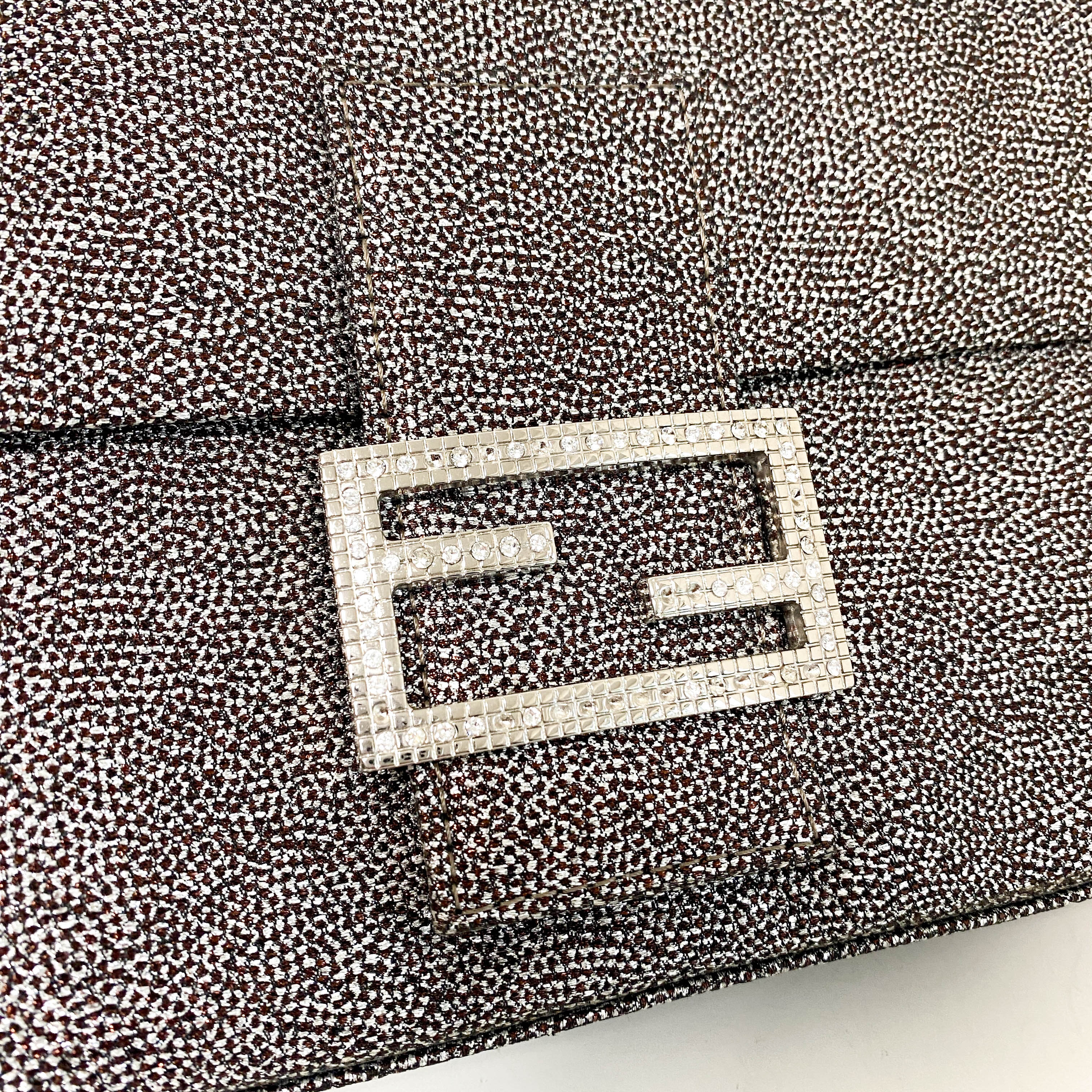 Baguette Silver Spark Shoulder Bag