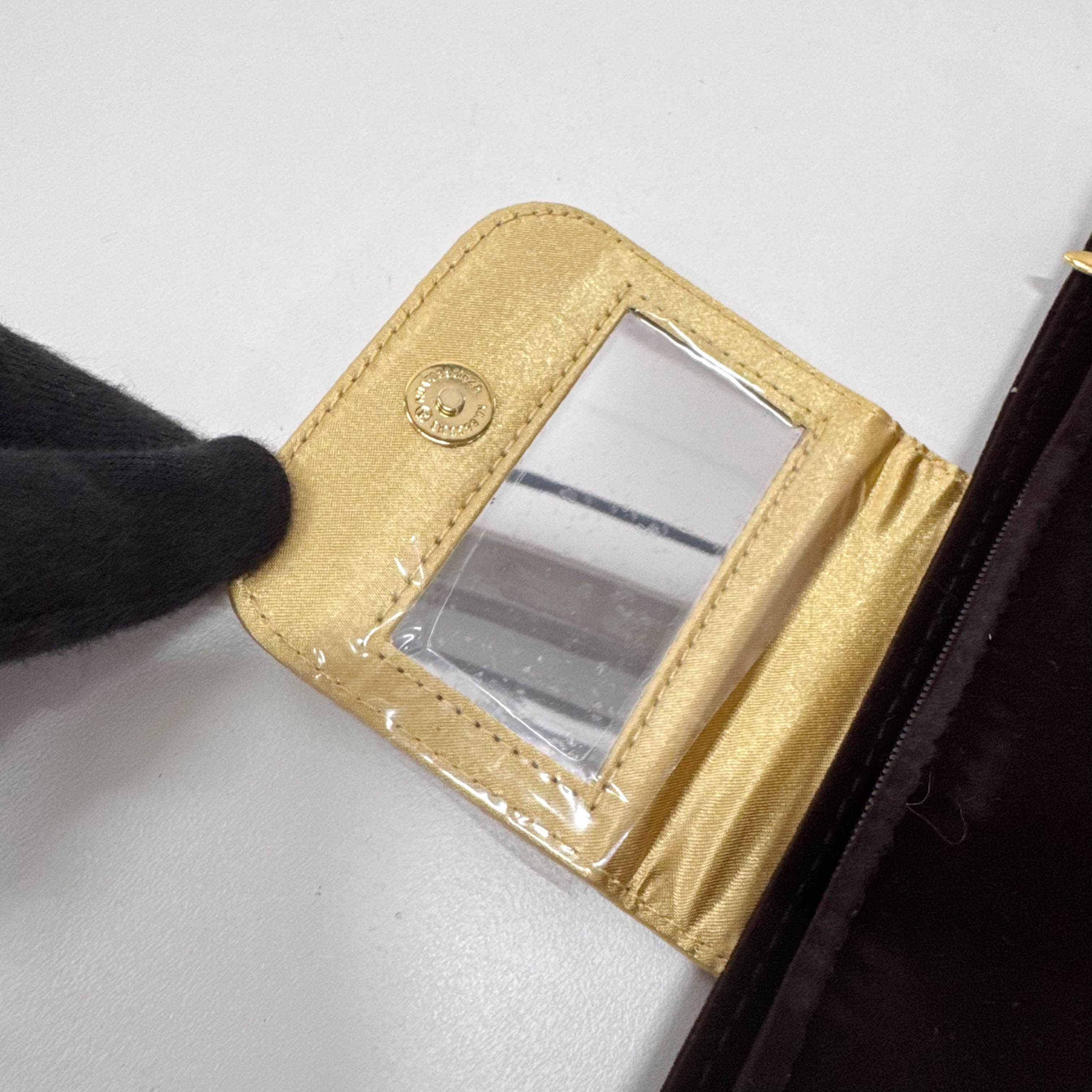 YSL Brown/Gold Pouch