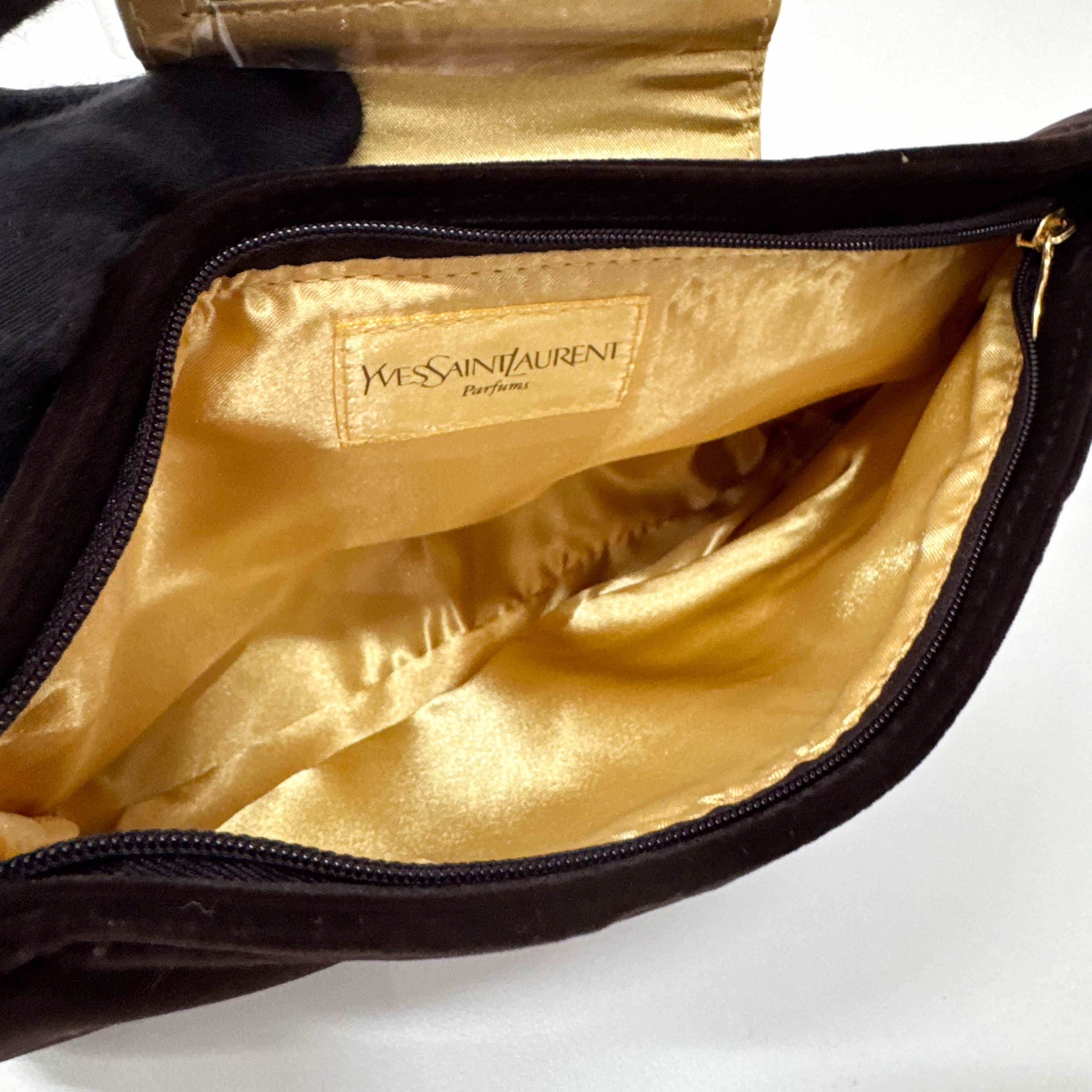 YSL Brown/Gold Pouch