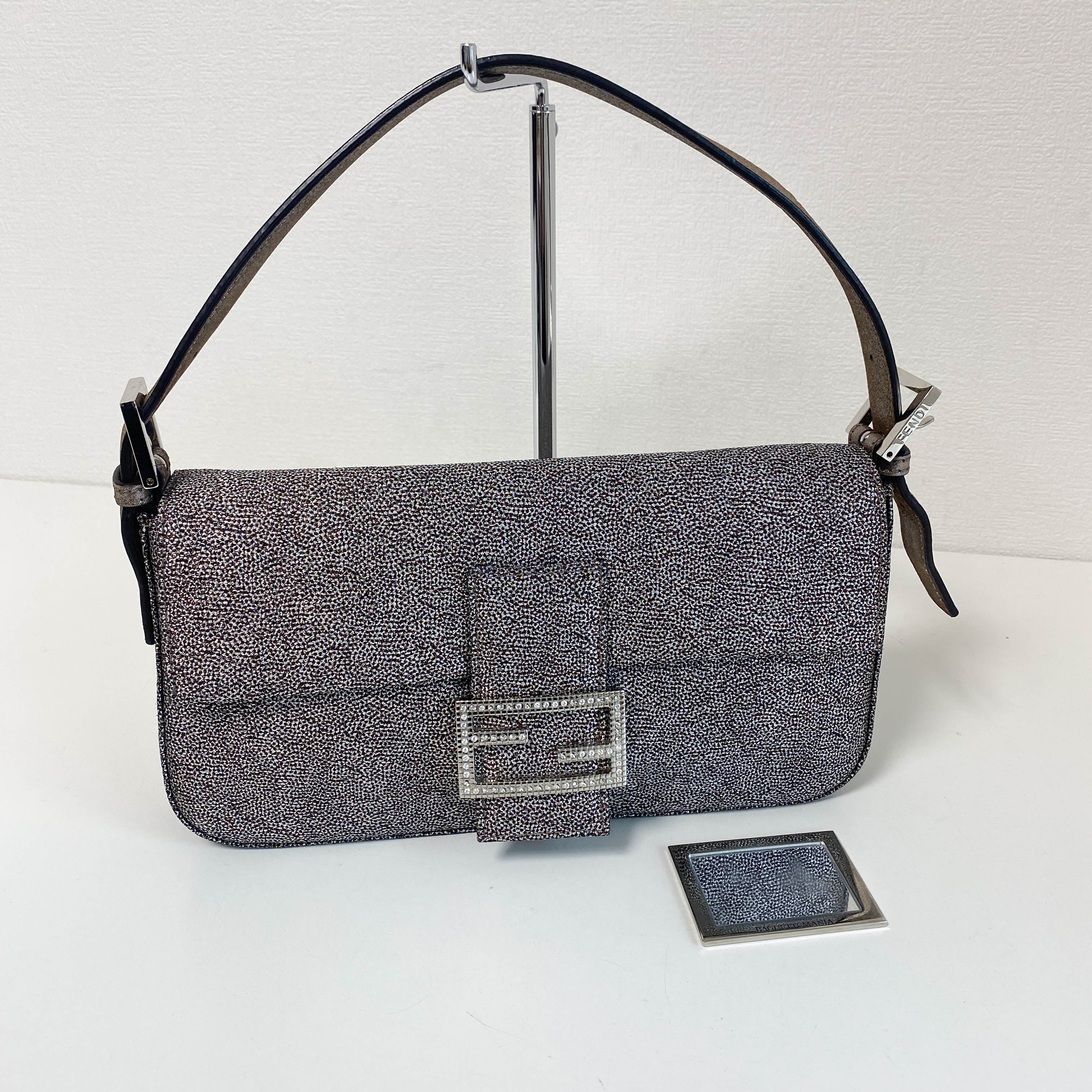 Baguette Silver Spark Shoulder Bag
