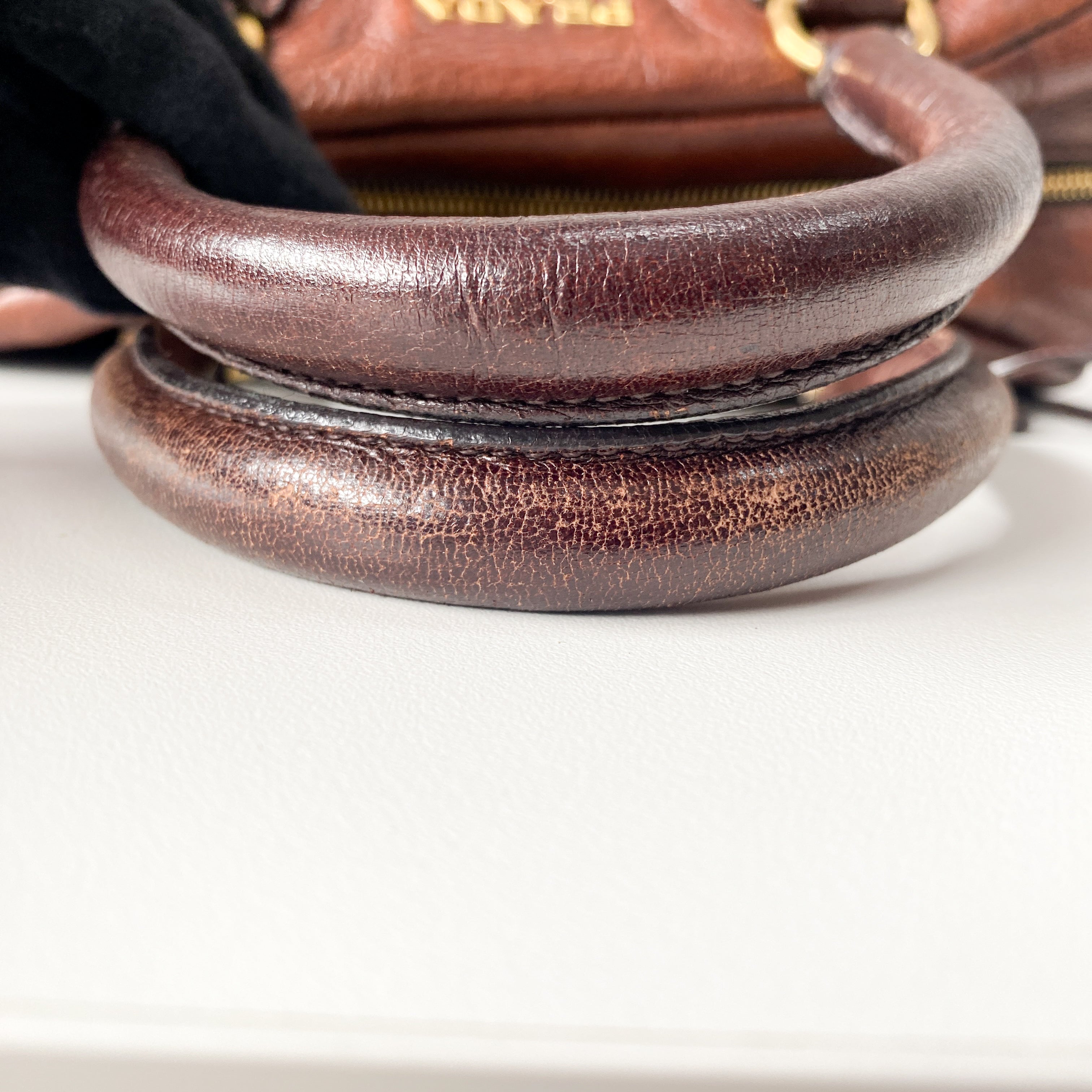 Brown Leather Two Way Bag