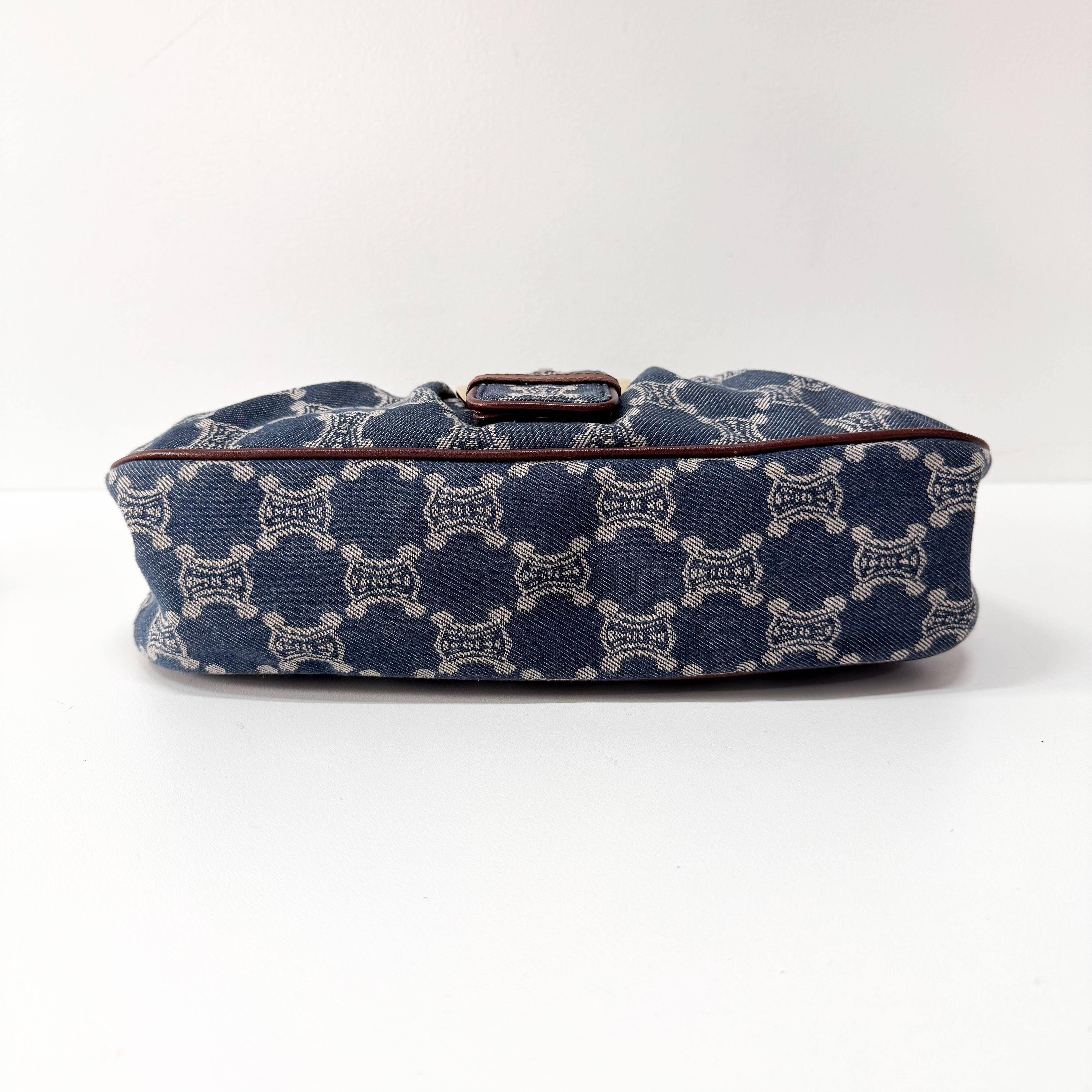 Macadam Blue Denim Shoulder Bag