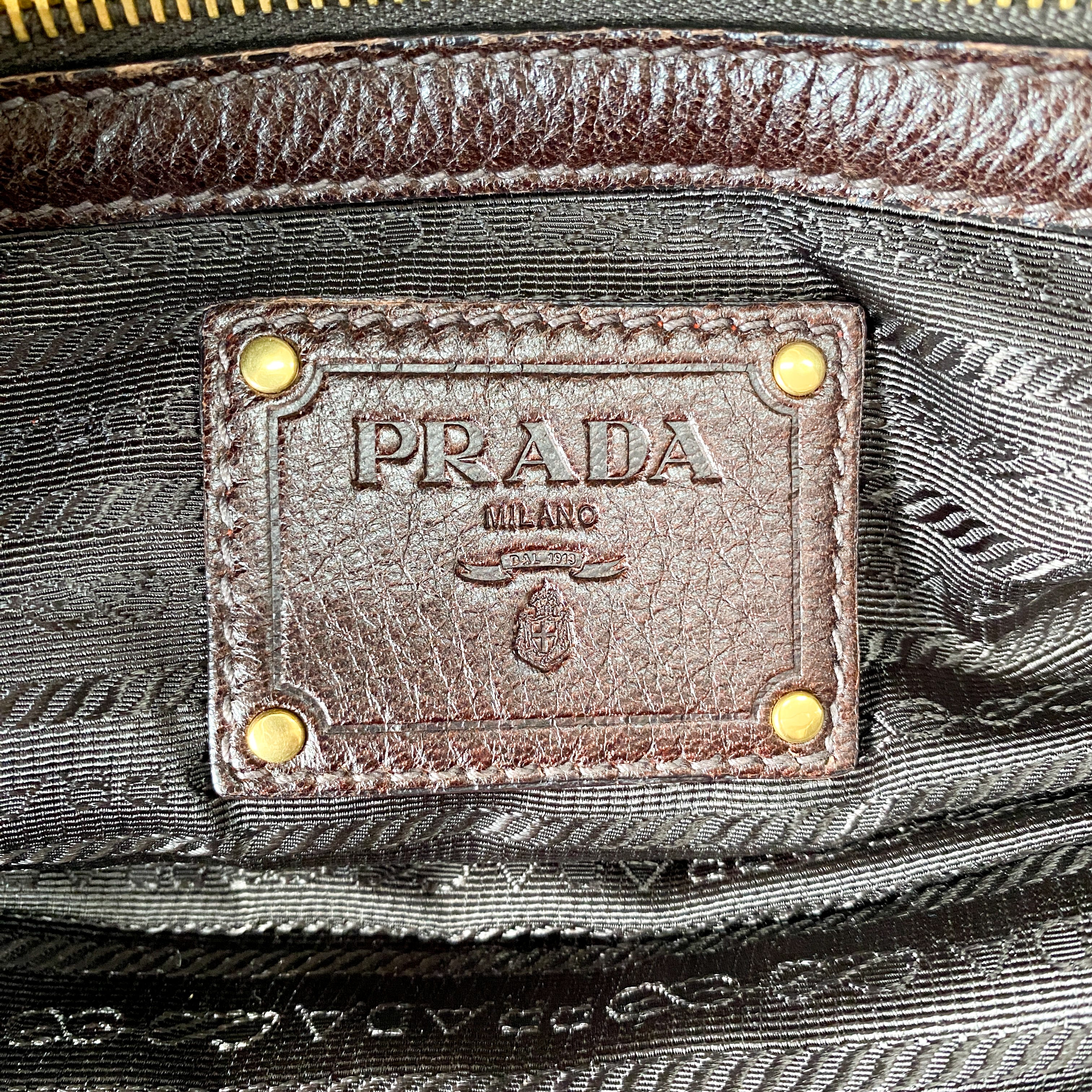 Brown Leather Two Way Bag