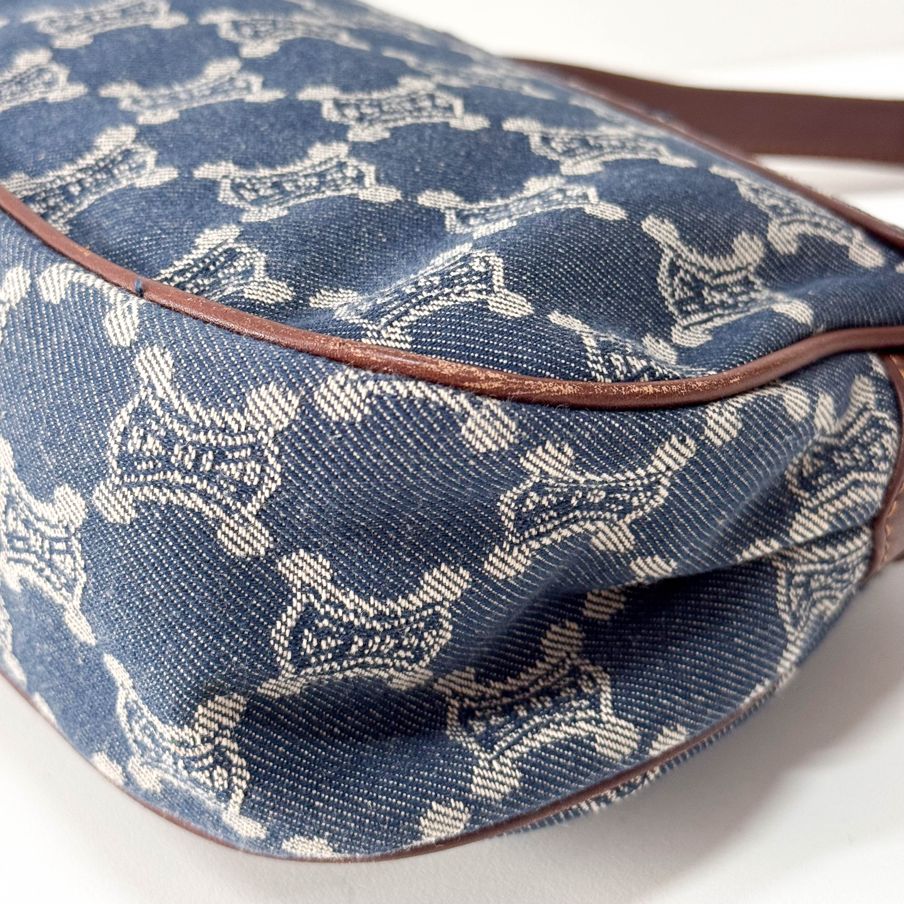 Macadam Blue Denim Shoulder Bag