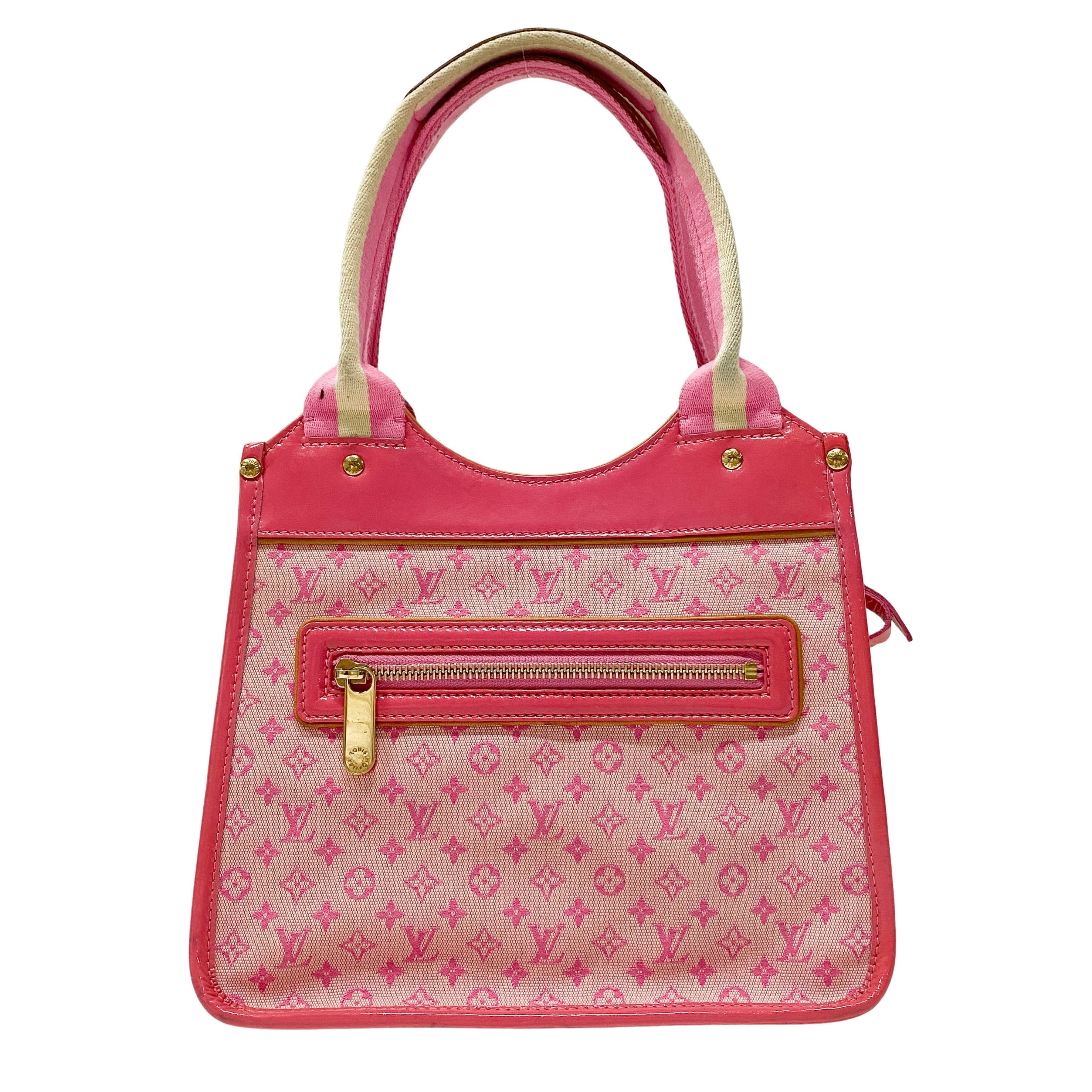 Mini Monogram Pink Canvas Shoulder Bag