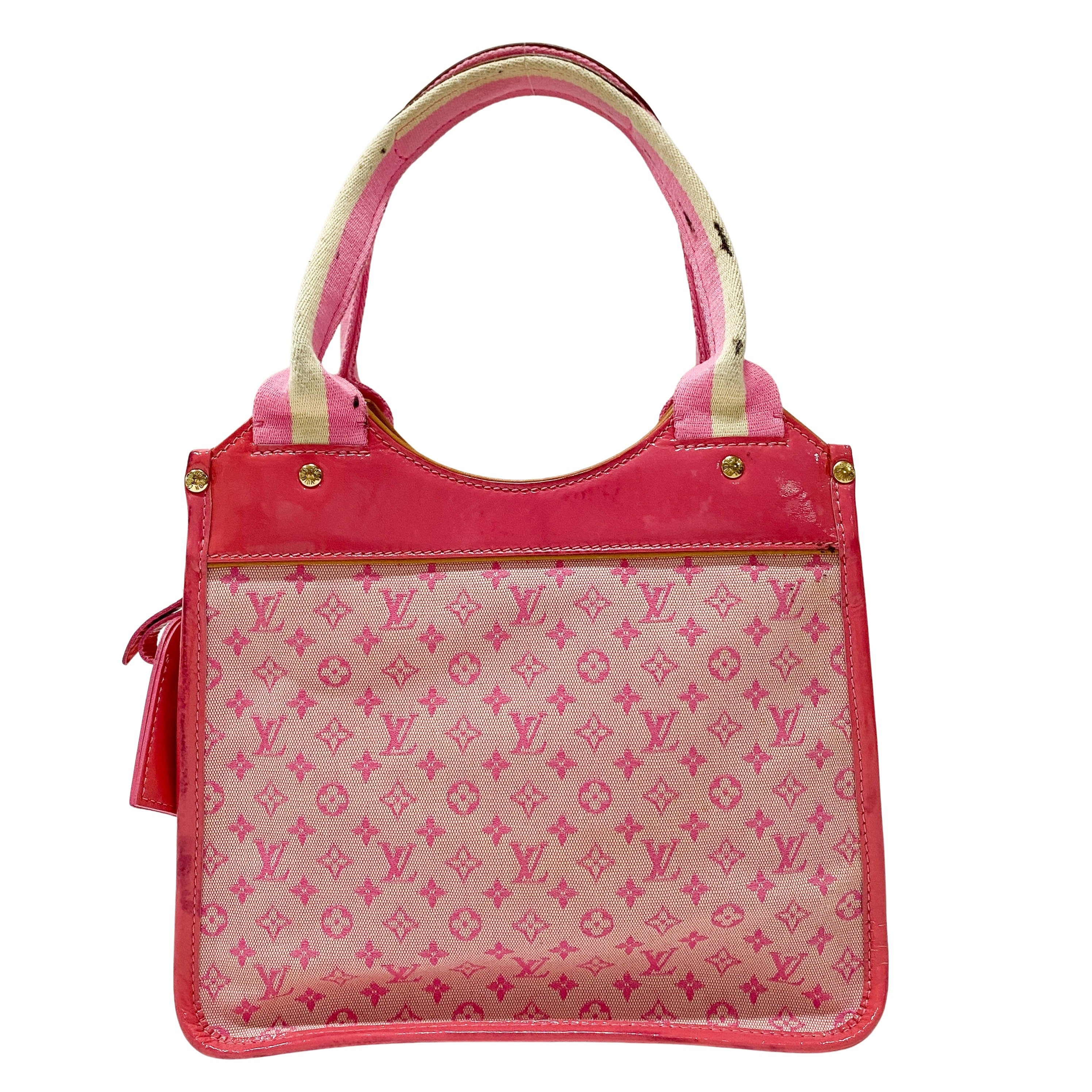 Mini Monogram Pink Canvas Shoulder Bag