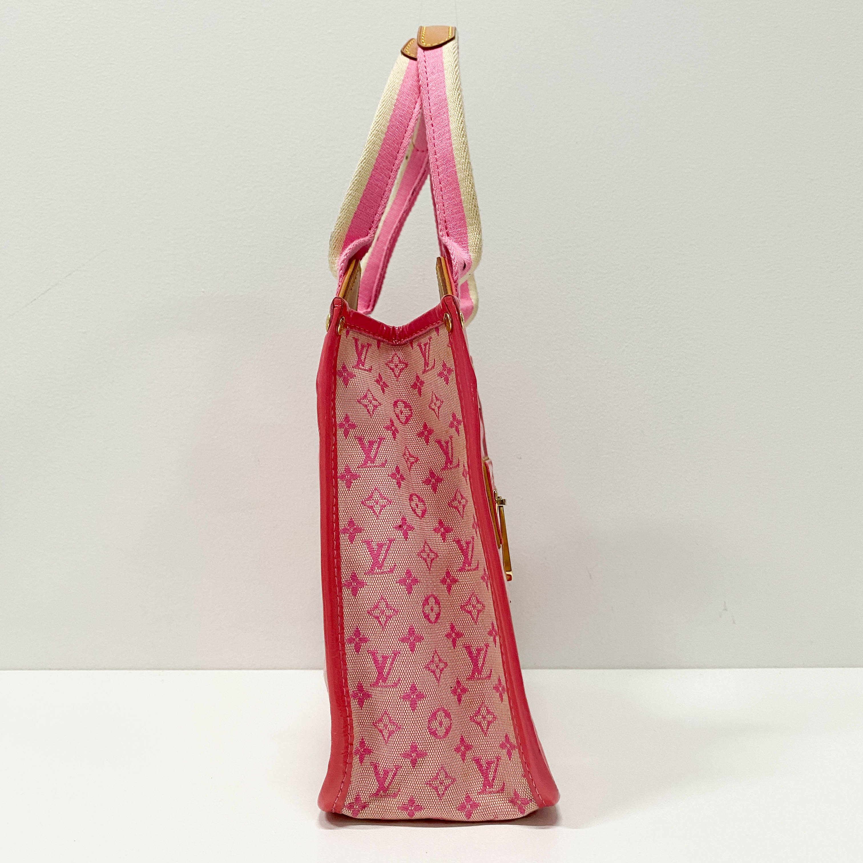 Mini Monogram Pink Canvas Shoulder Bag