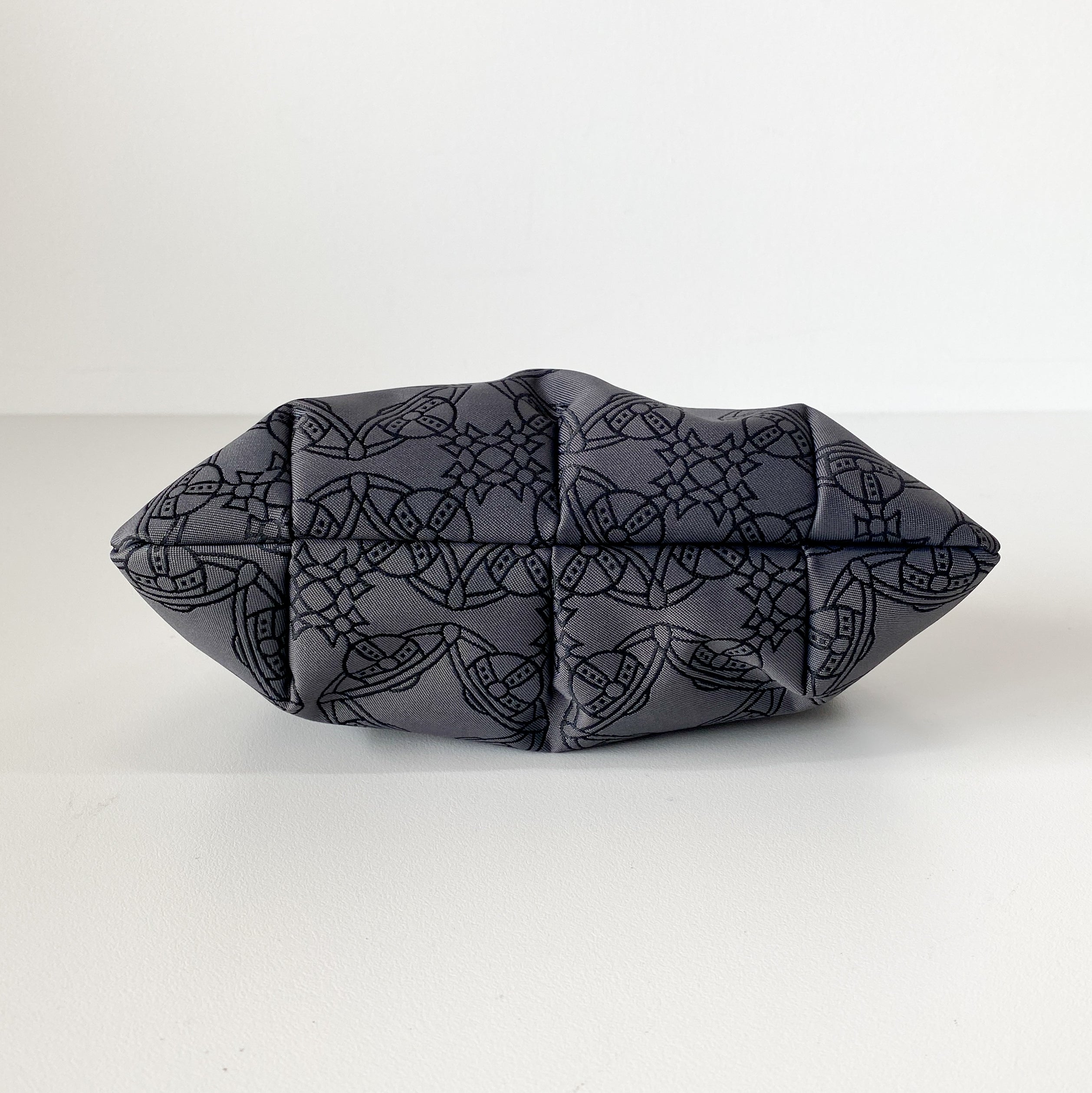 Granny Frame Small Grey Design Hand/Shoulder Bag