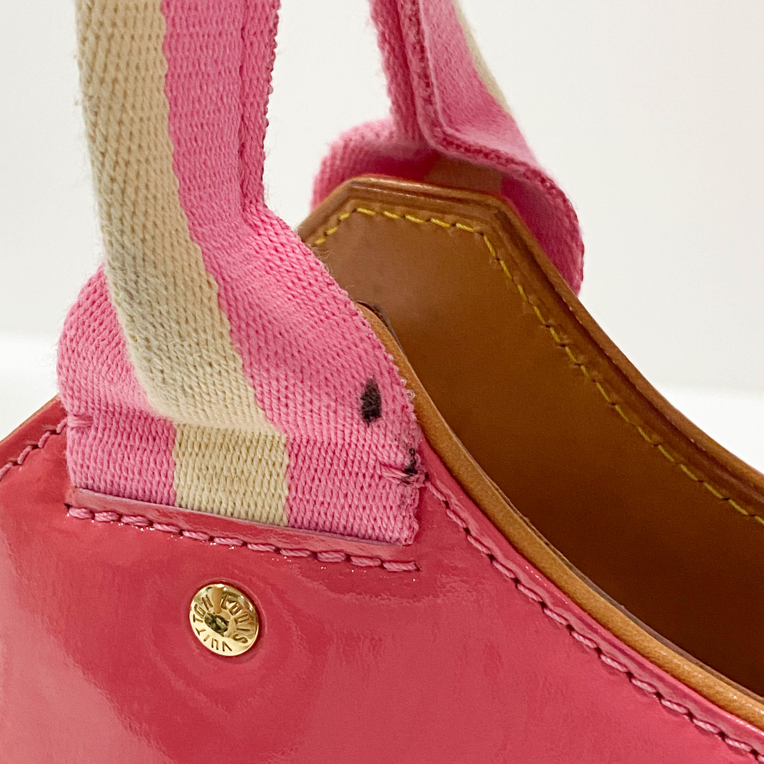 Mini Monogram Pink Canvas Shoulder Bag