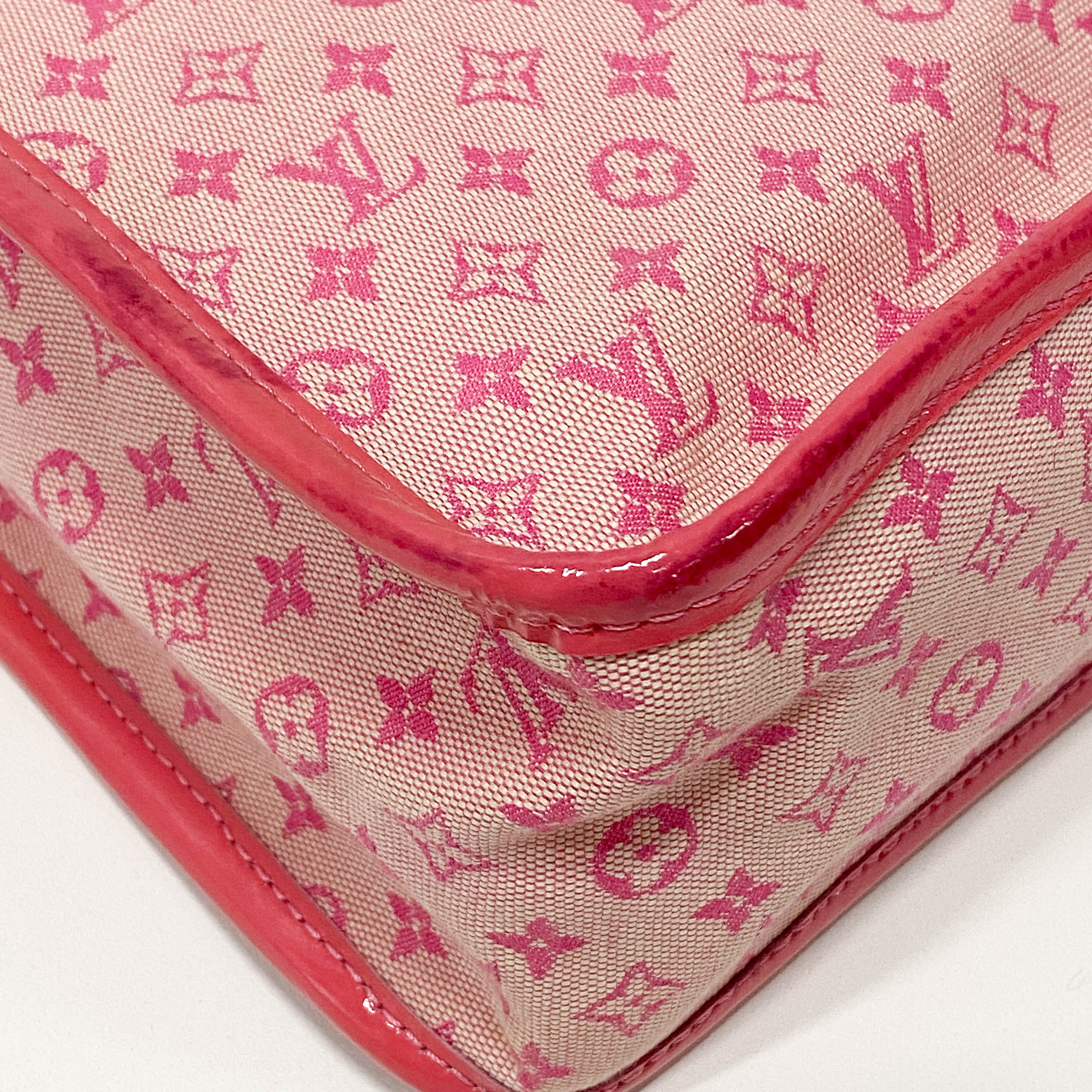 Mini Monogram Pink Canvas Shoulder Bag
