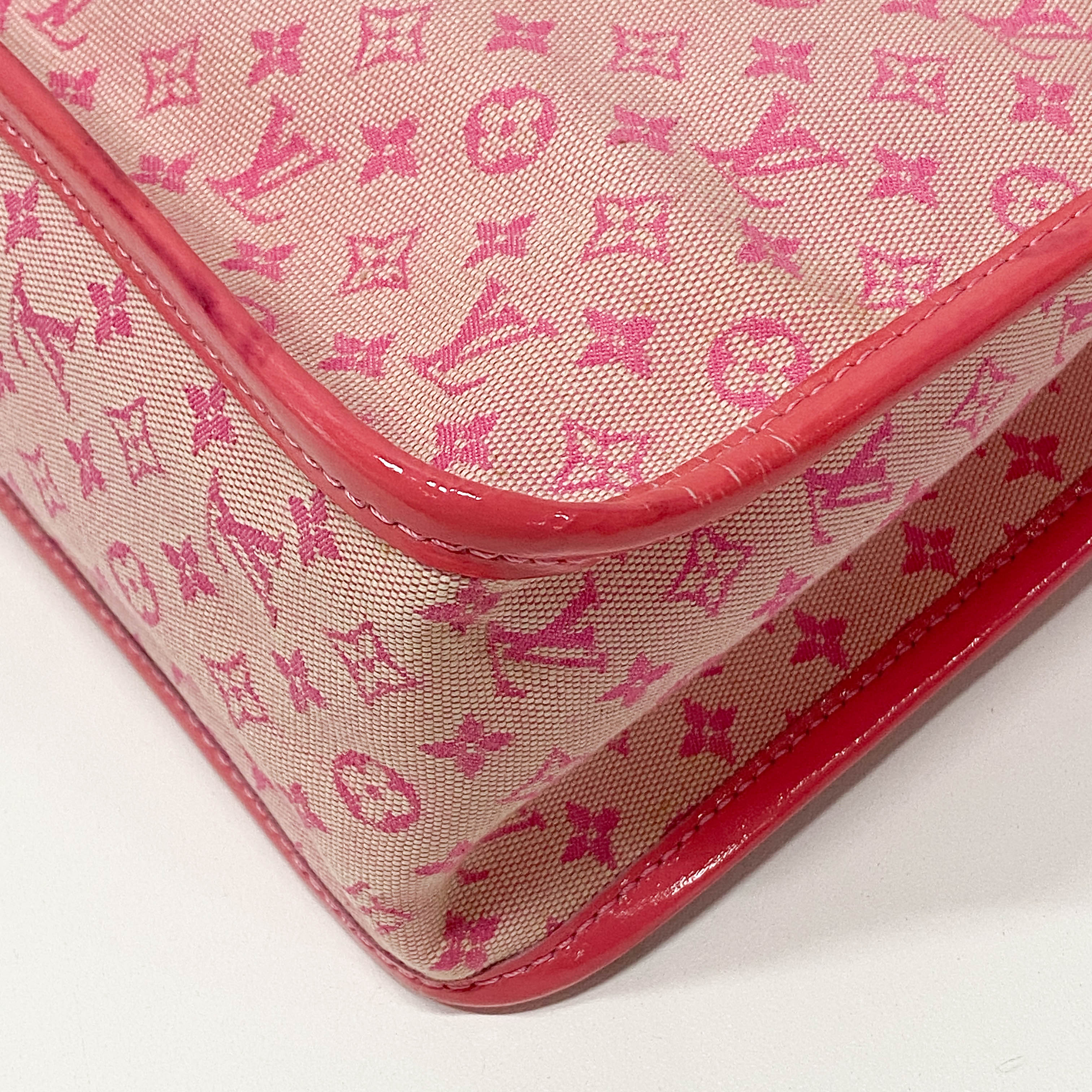 Mini Monogram Pink Canvas Shoulder Bag