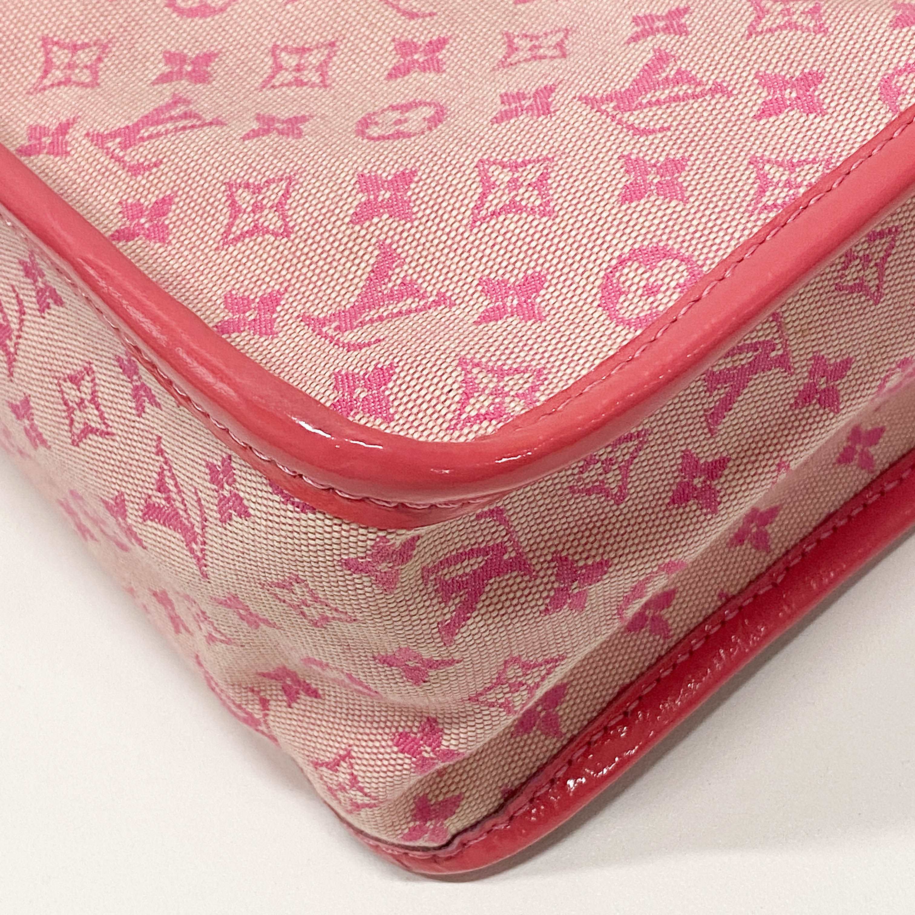 Mini Monogram Pink Canvas Shoulder Bag