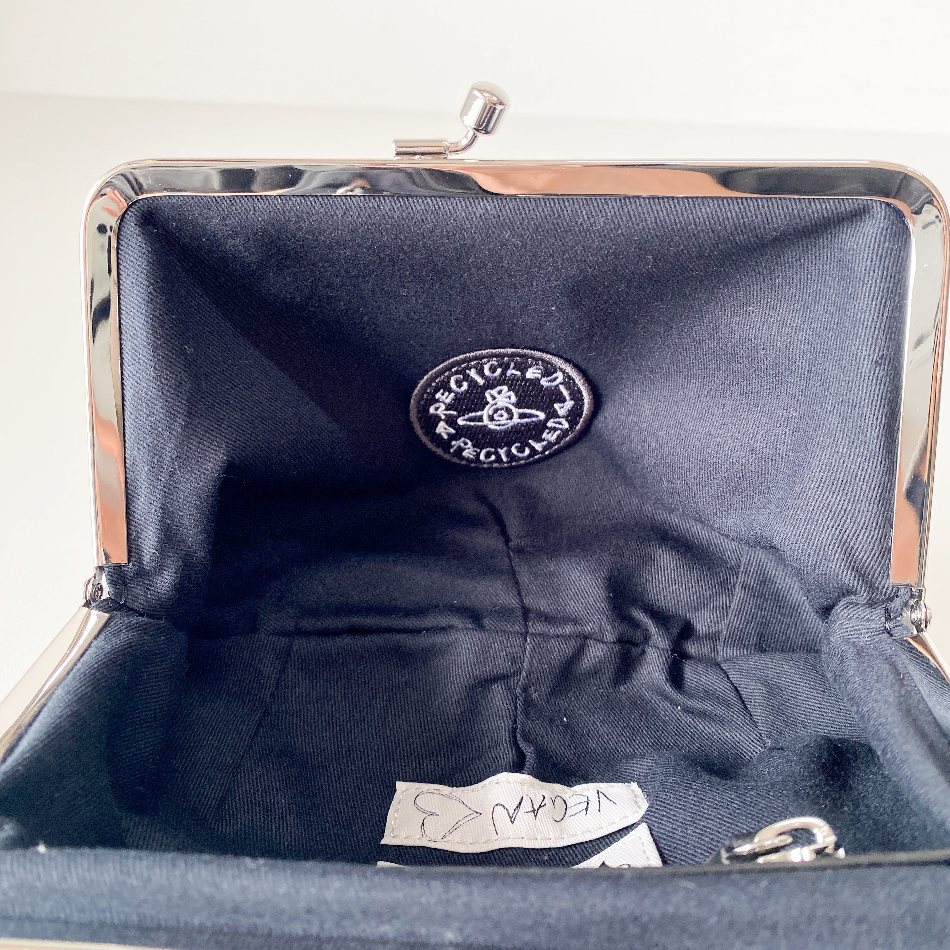 Granny Frame Small Grey Design Hand/Shoulder Bag