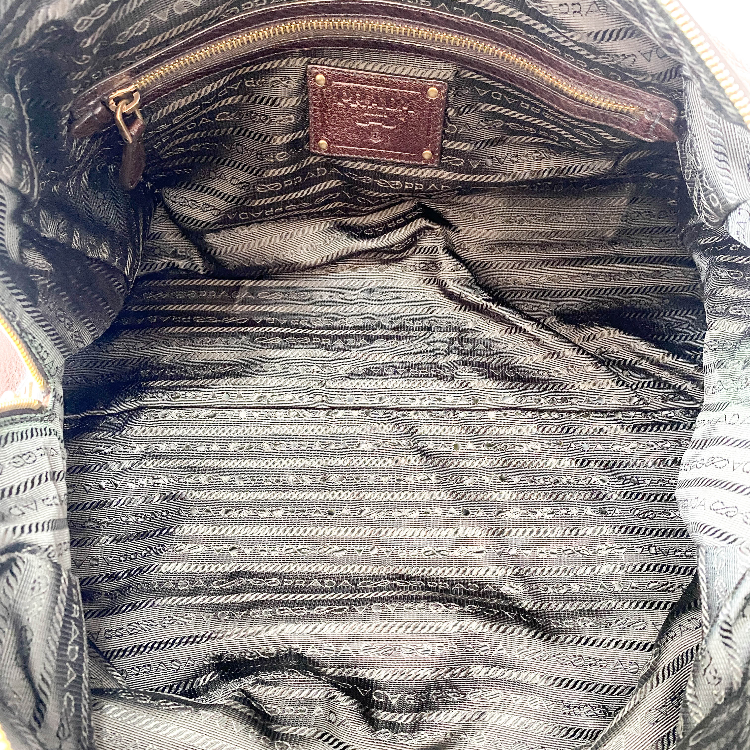 Tessuto Brown Leather Pietre Jeweled Tote Shoulder Bag