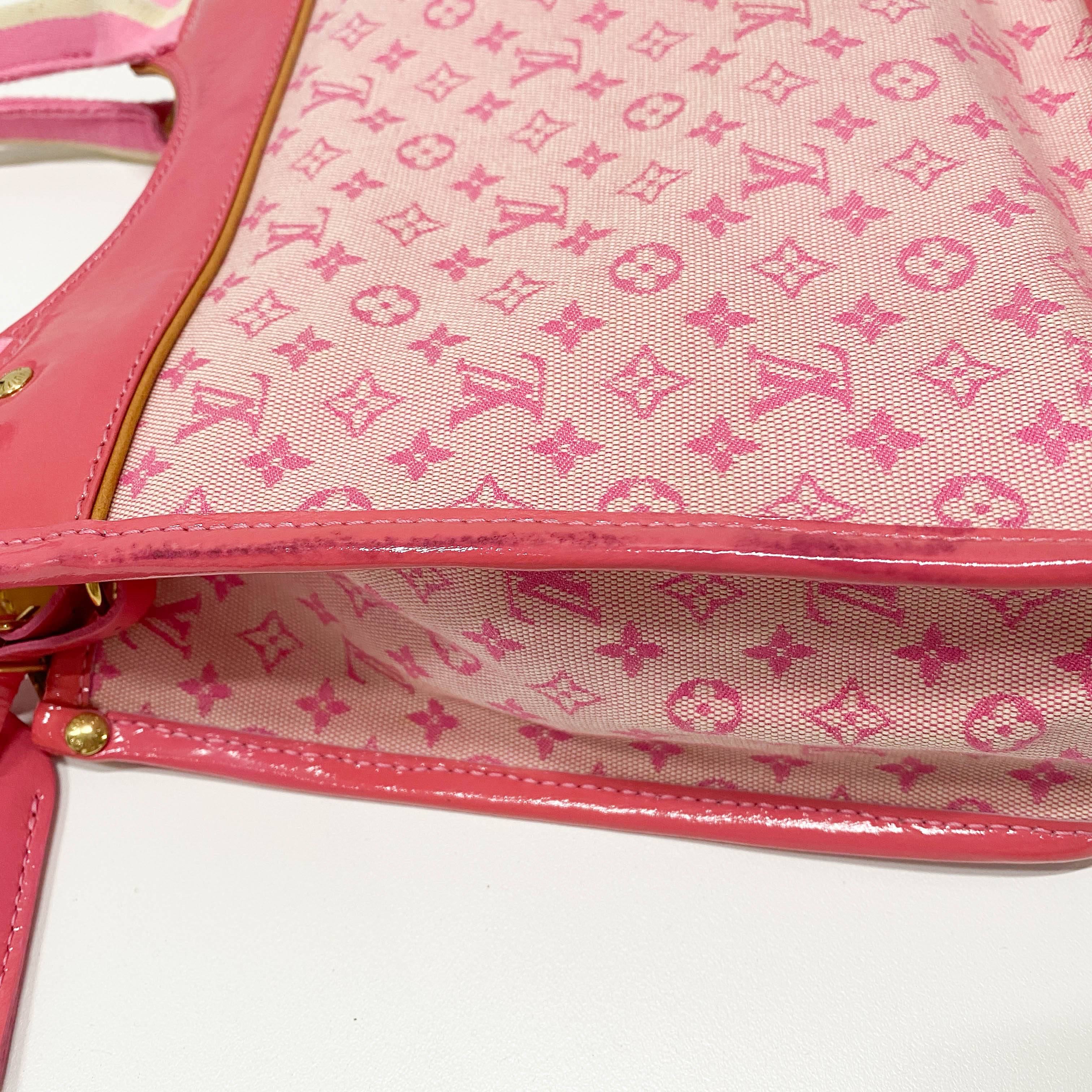 Mini Monogram Pink Canvas Shoulder Bag