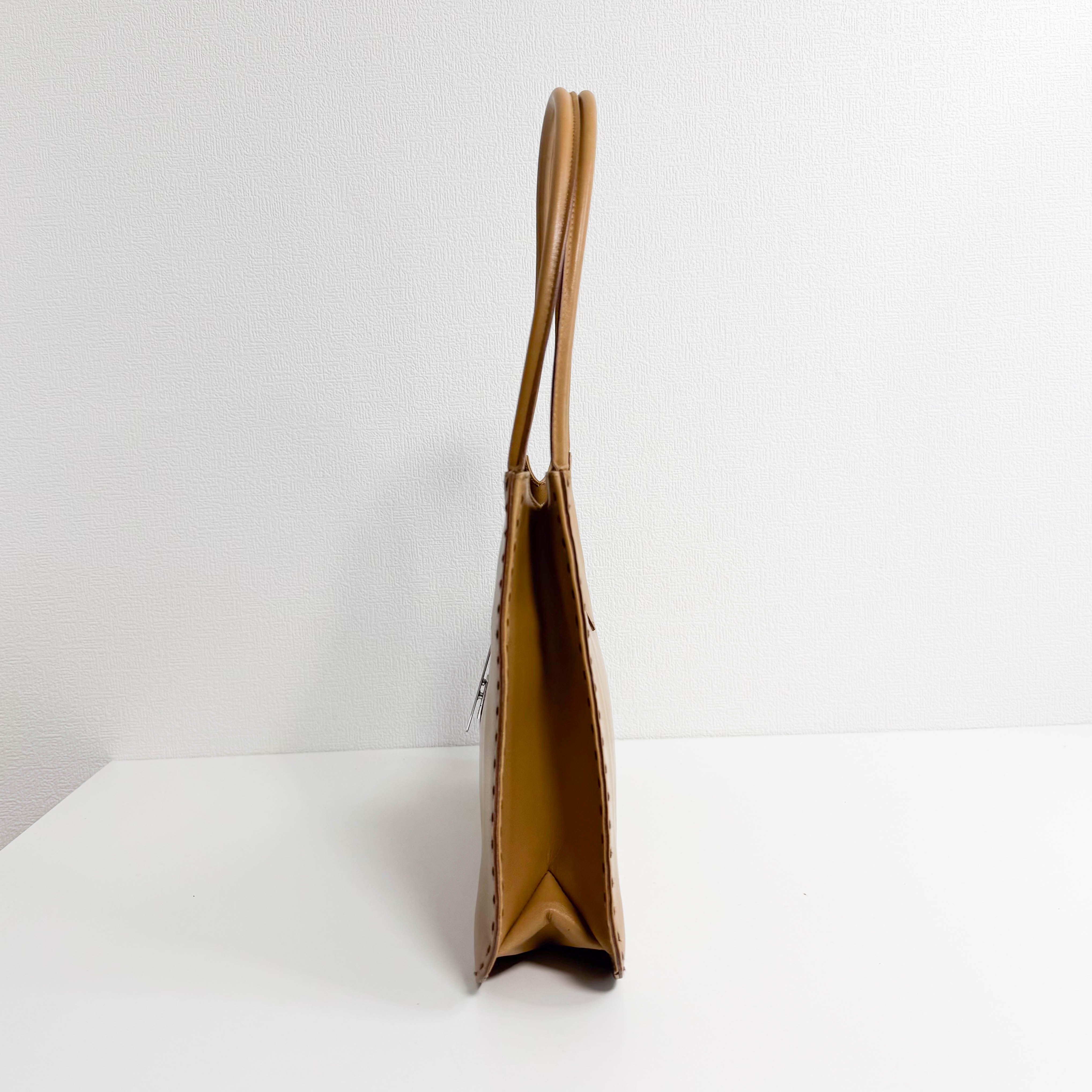 Brown Leather Shoulder Bag