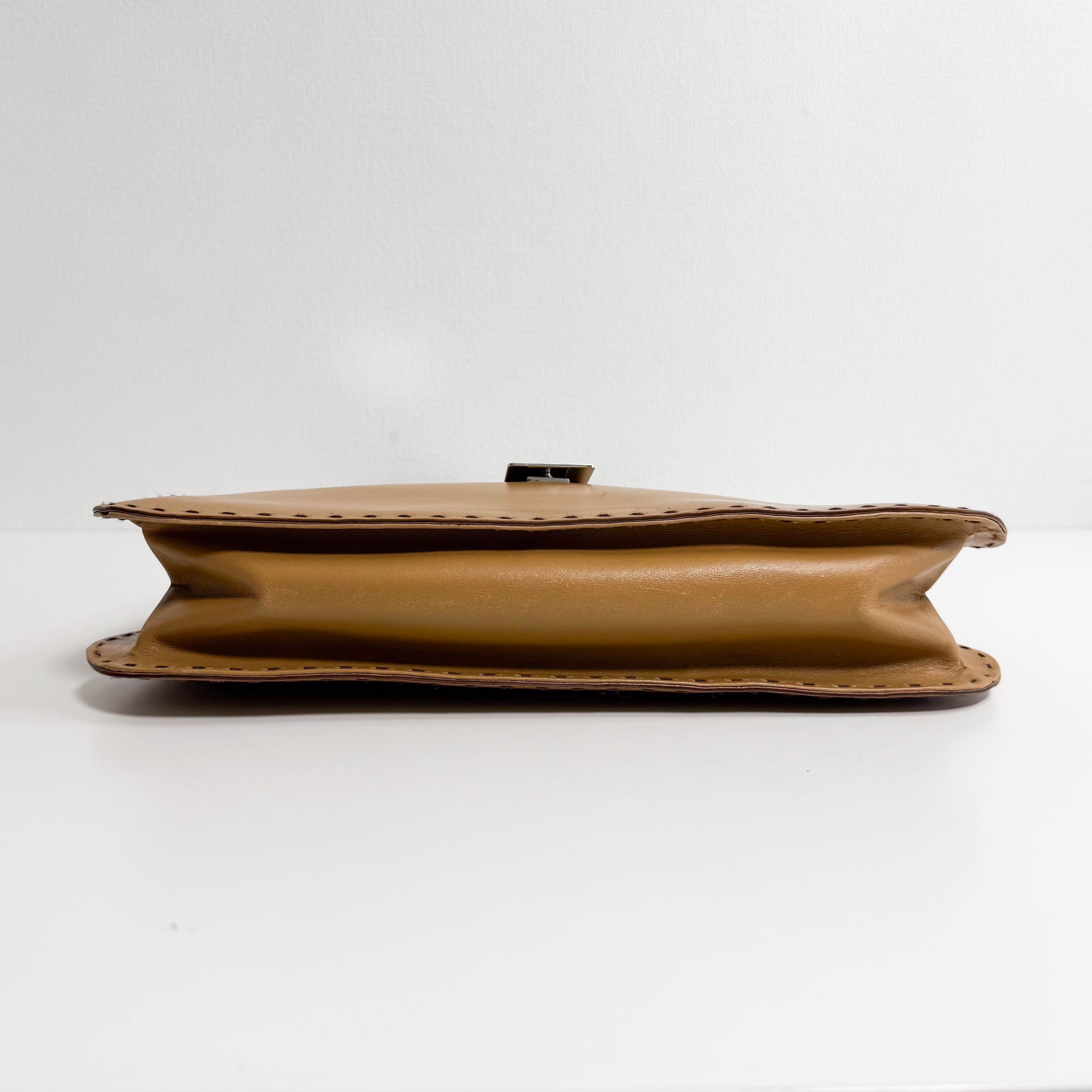 Brown Leather Shoulder Bag