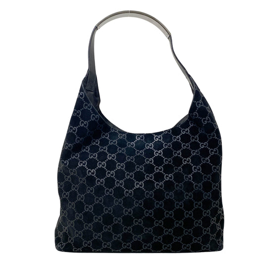 Black Suede Shoulder Bag