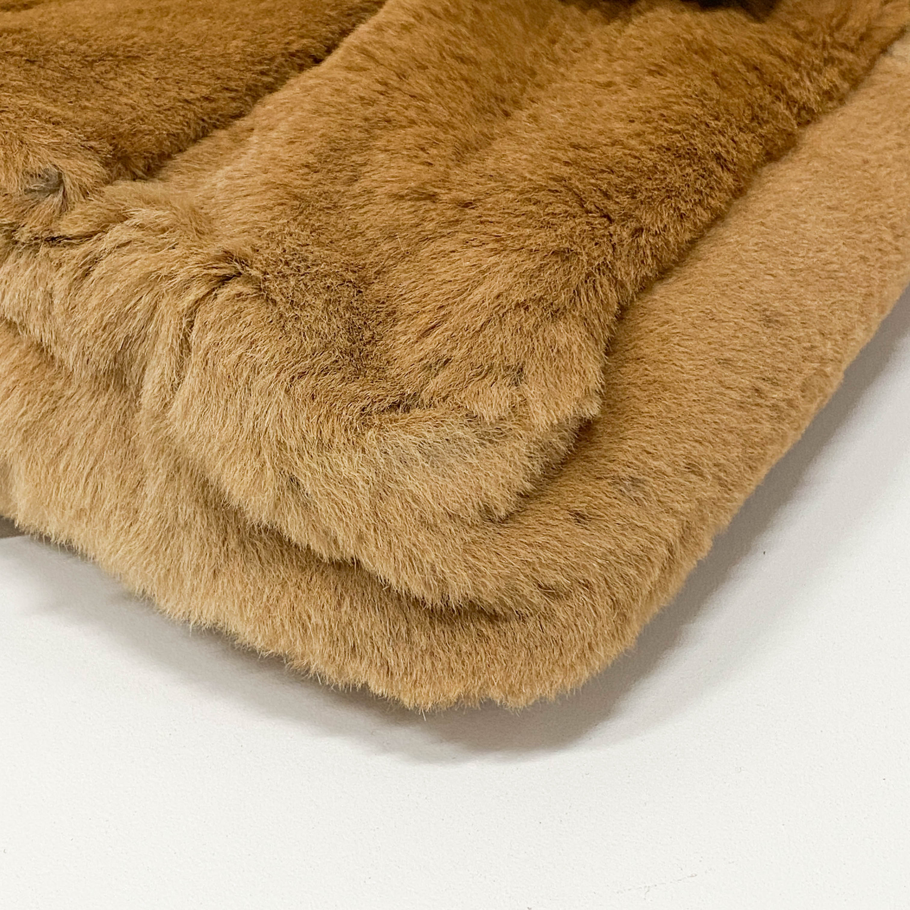 Baguette Brown Fur Shoulder Bag