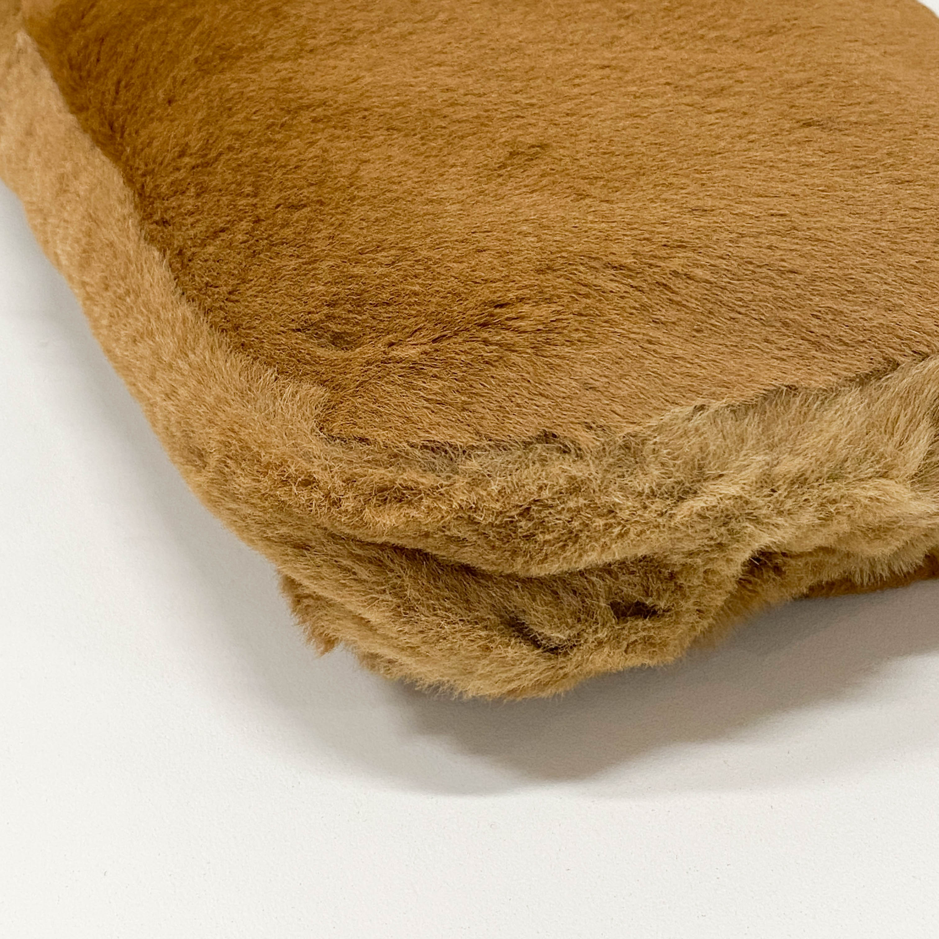 Baguette Brown Fur Shoulder Bag