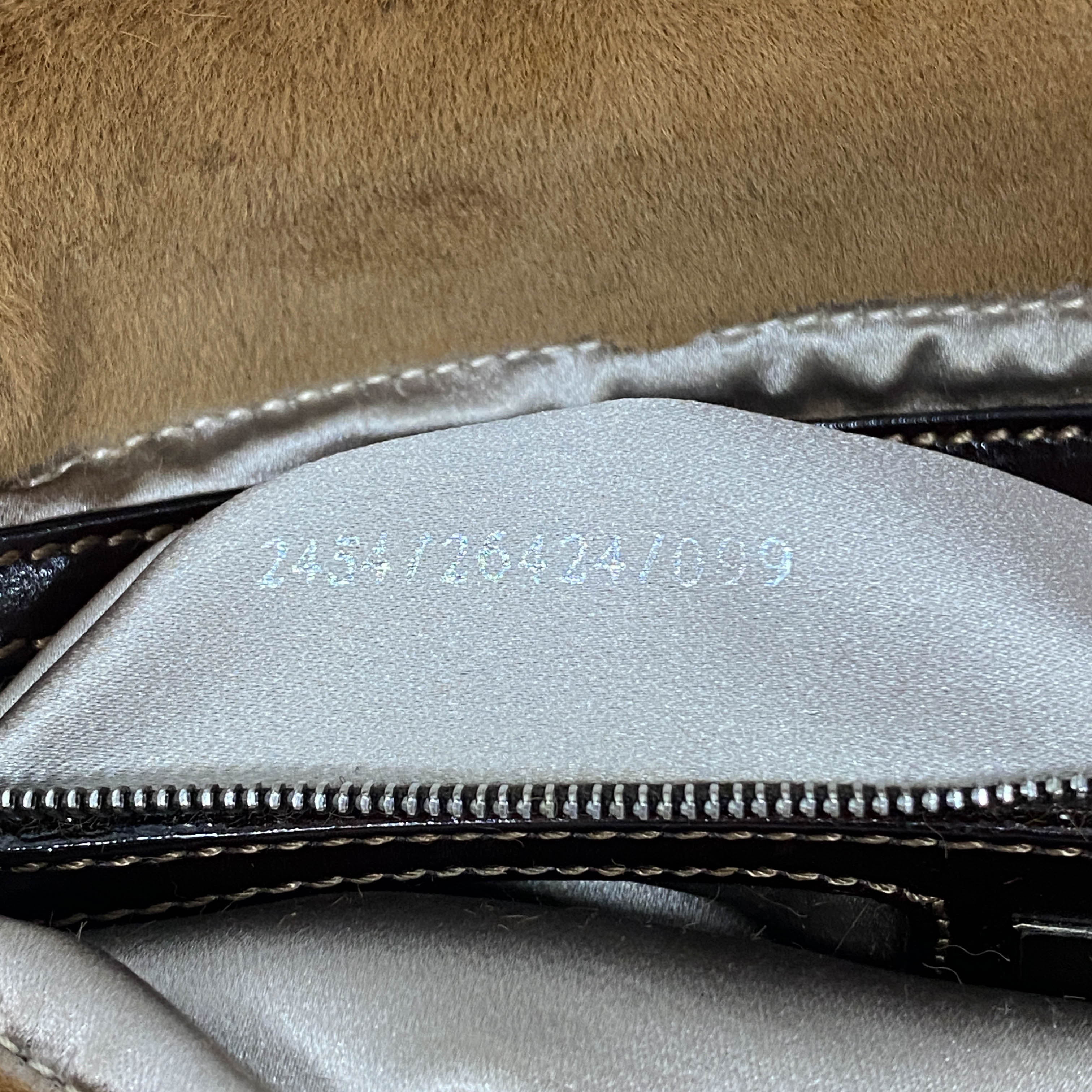 Baguette Brown Fur Shoulder Bag