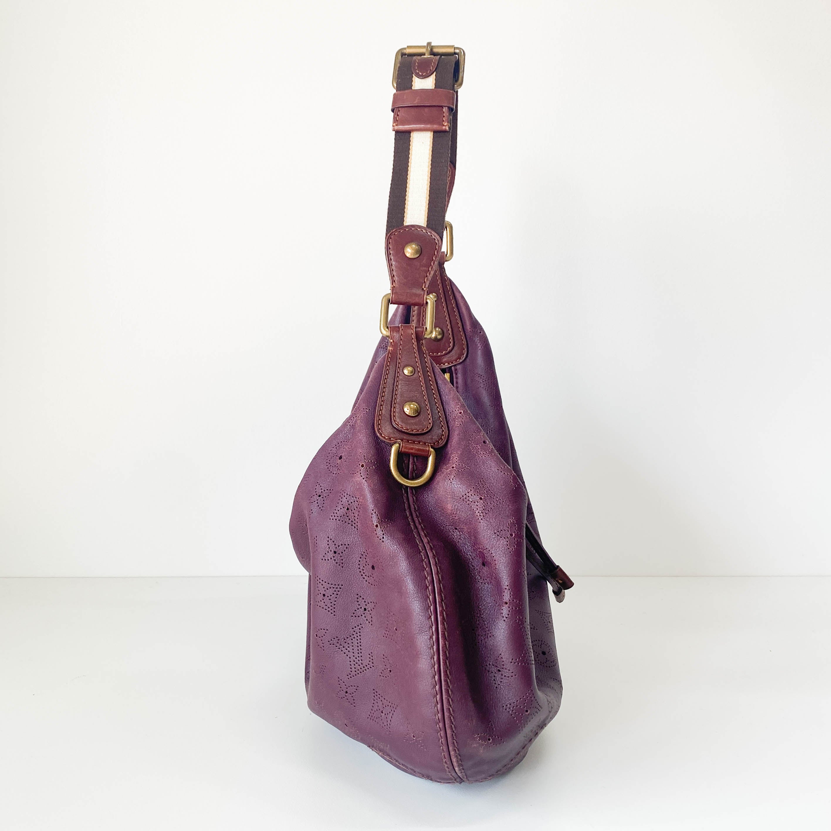 Purple Monogram Leather Limited Edition Onatah Bag