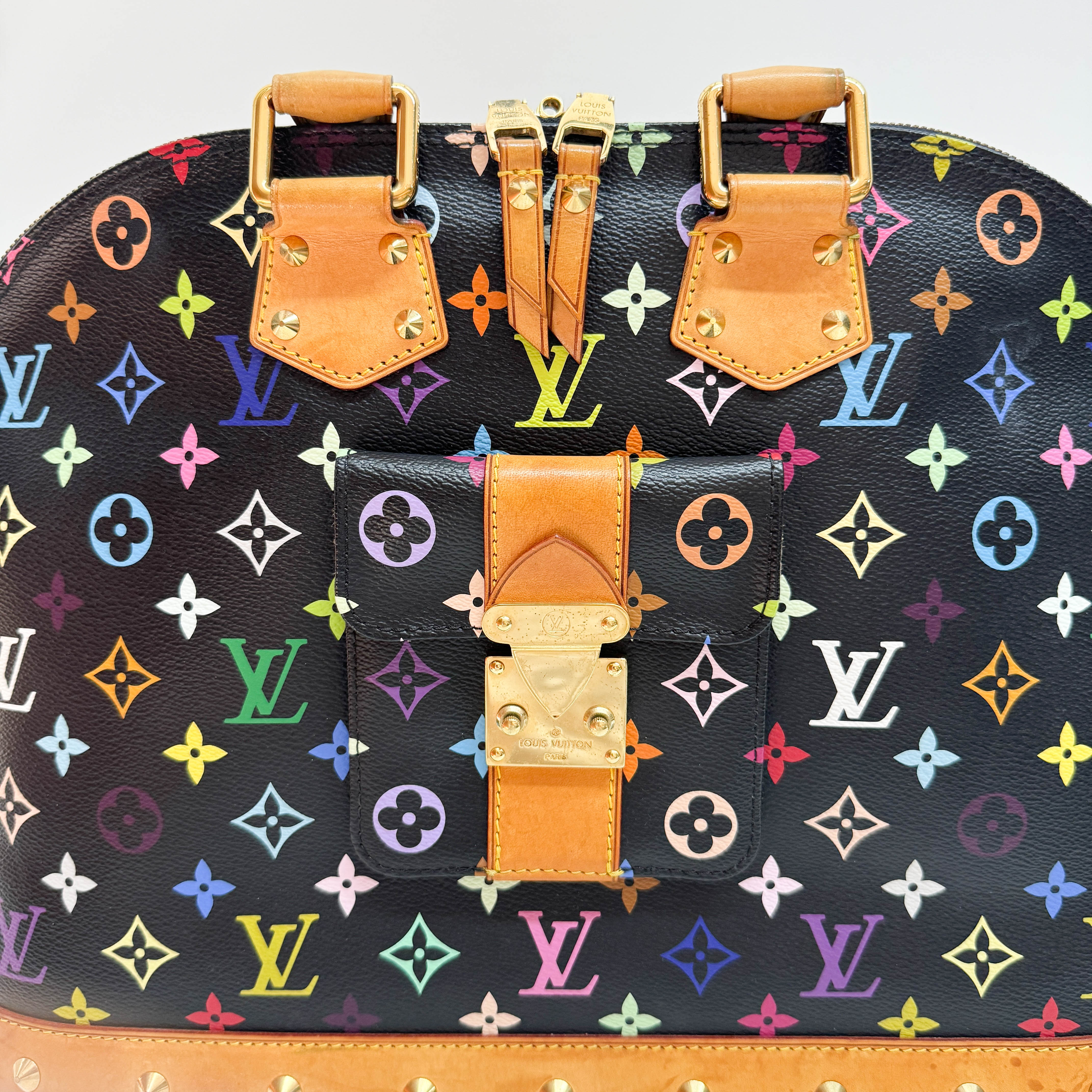 Monogram Multi-color Coated Canvas 50 Hand Bag