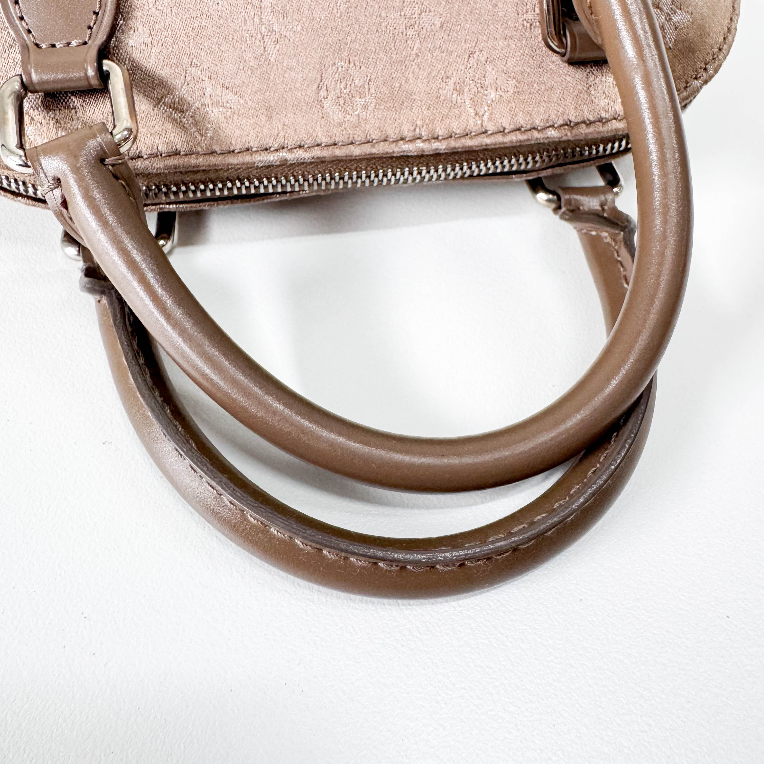 Monogram Satin Little Alma Bag