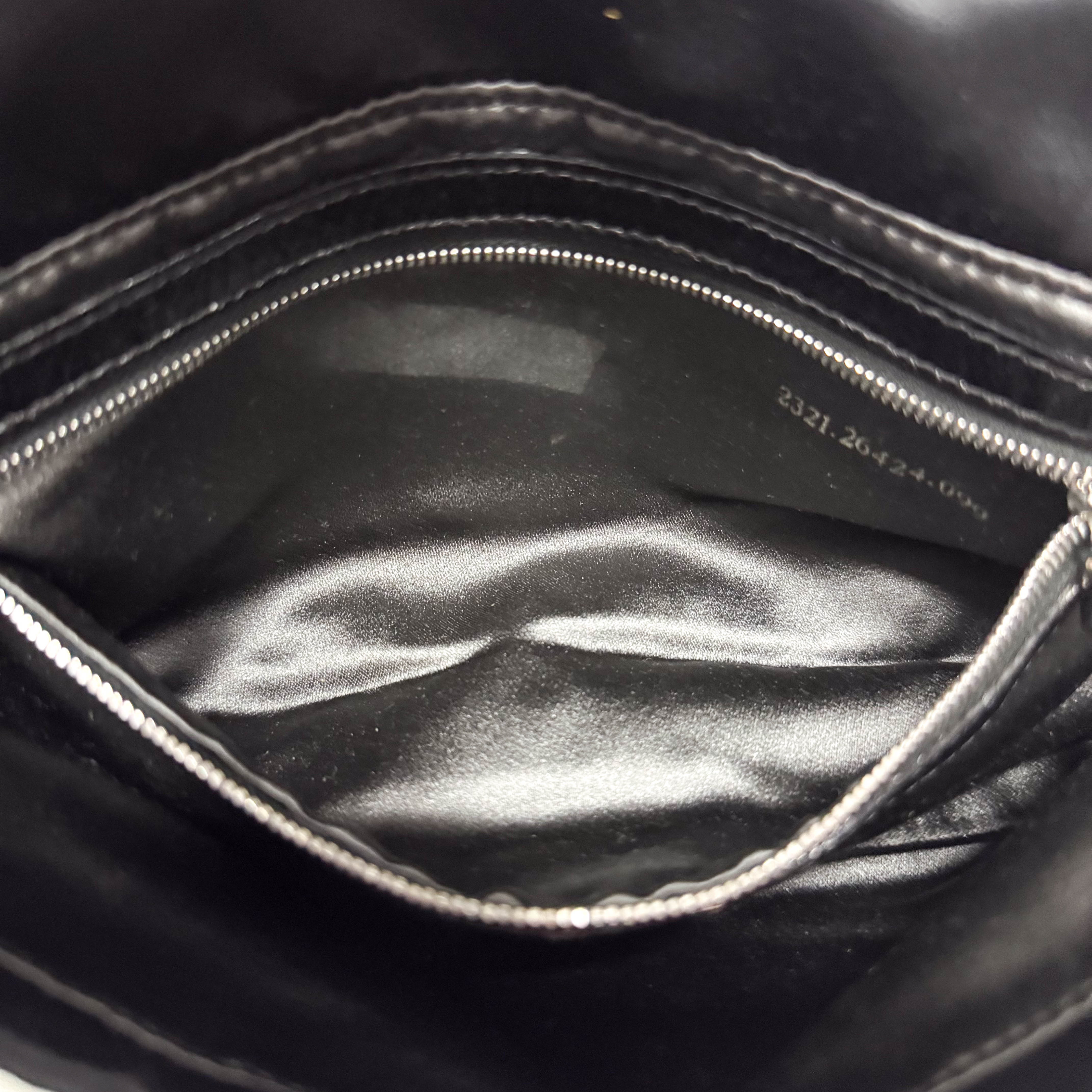 Baguette Black Satin Rhinestone Hardware