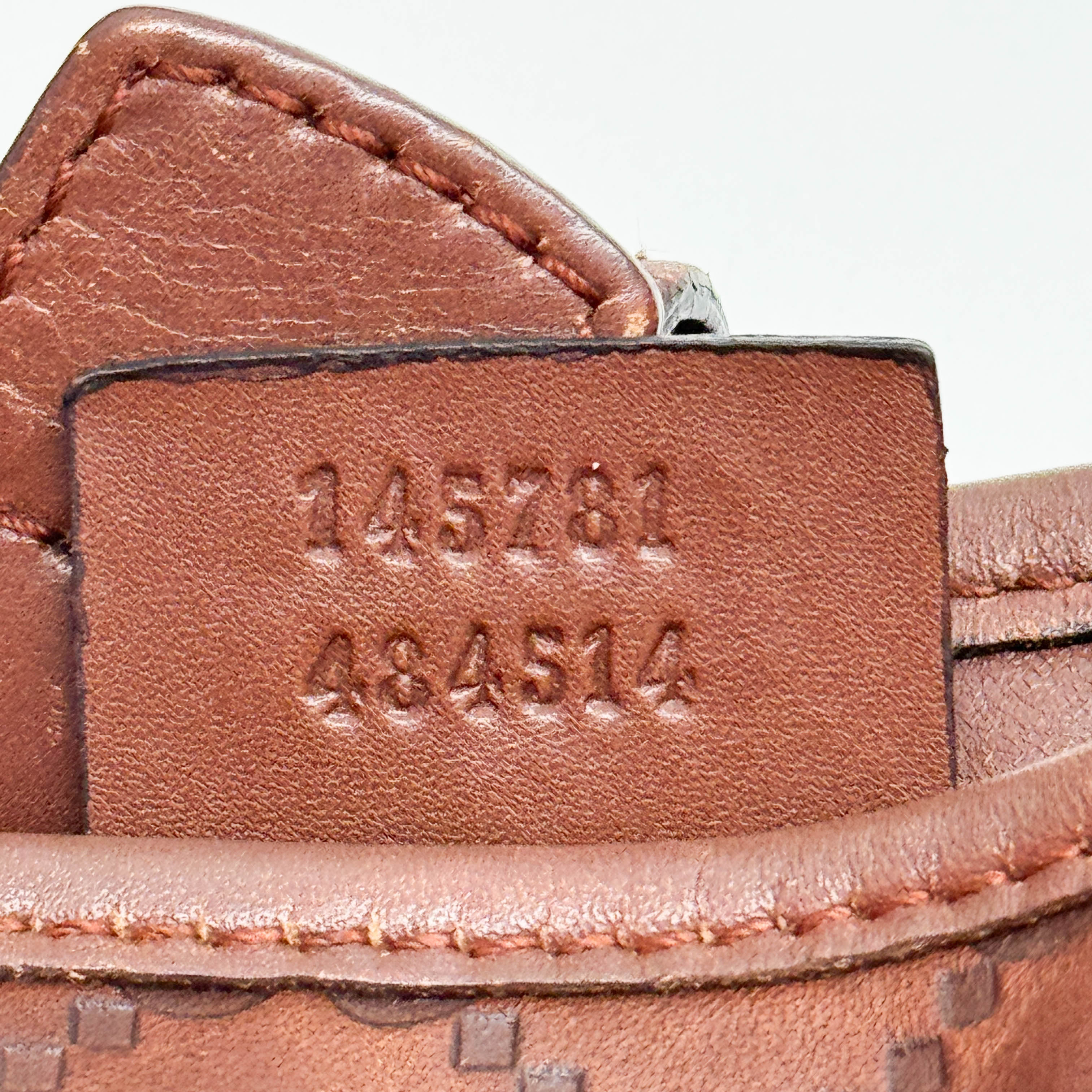 Guccissima GG Print Brown Leather Hobo Bag